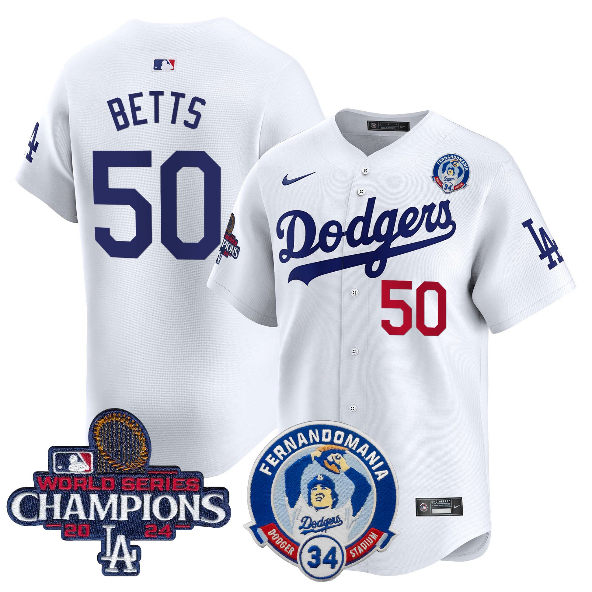 White - Mookie Betts