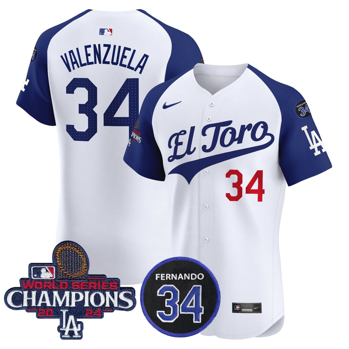 Alternate White - Fernando Valenzuela