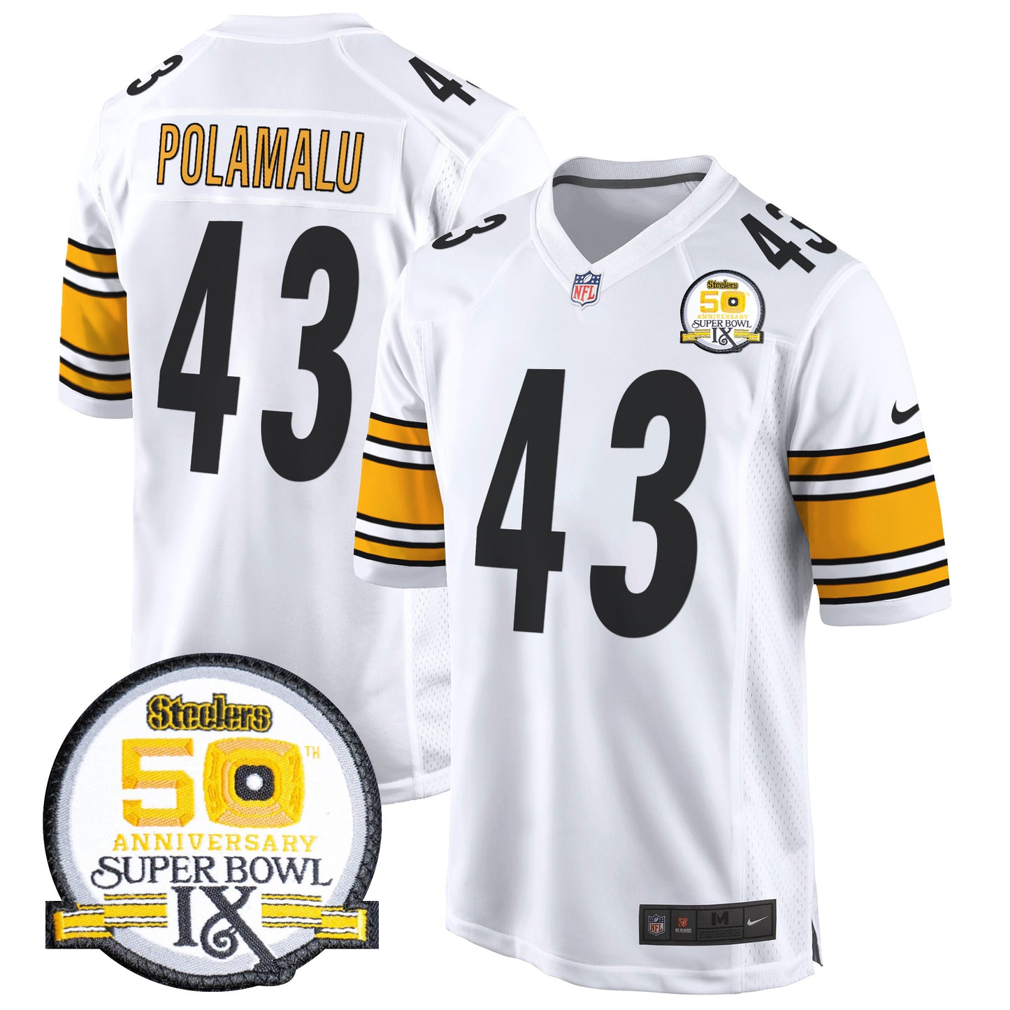 White - Troy Polamalu