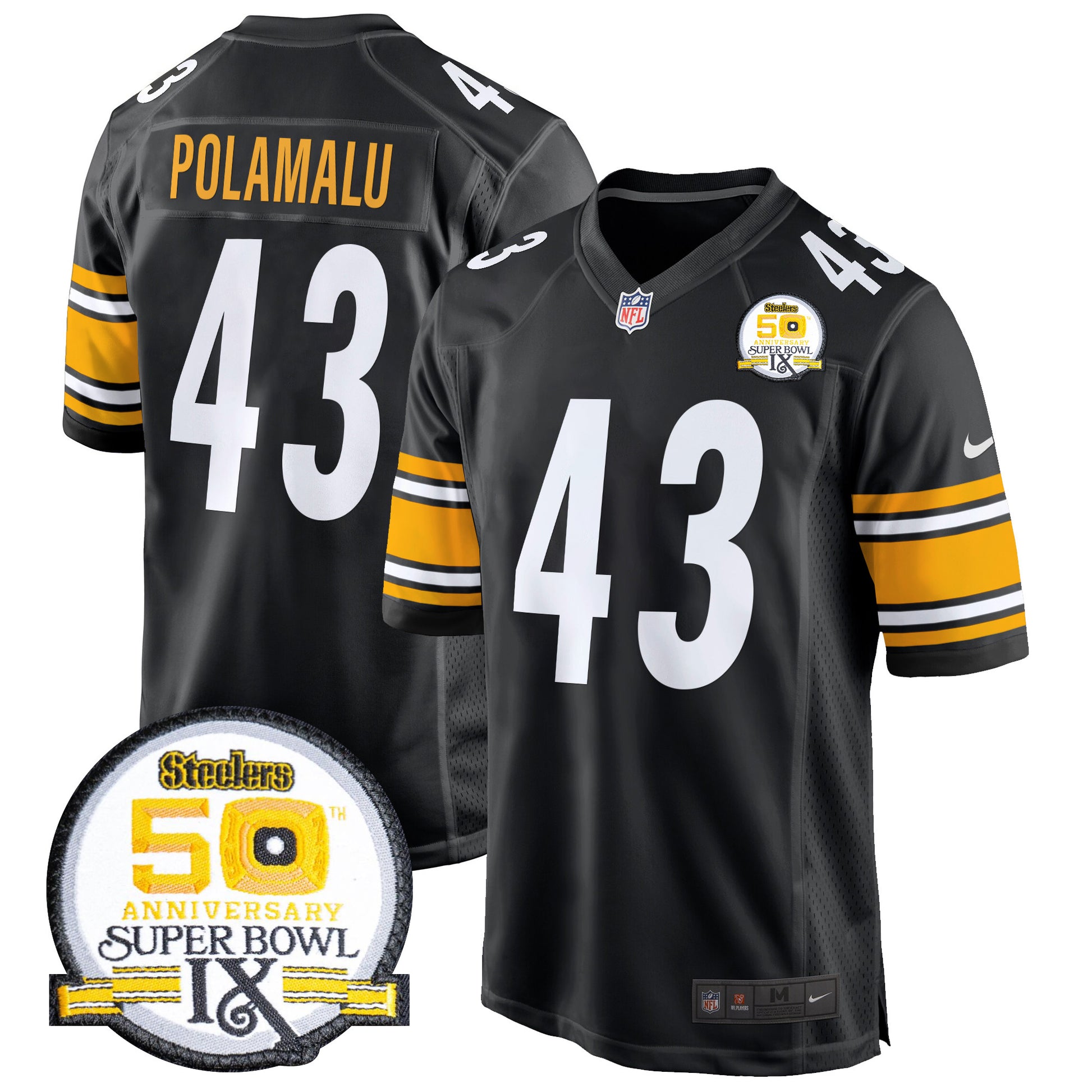 Black - Troy Polamalu