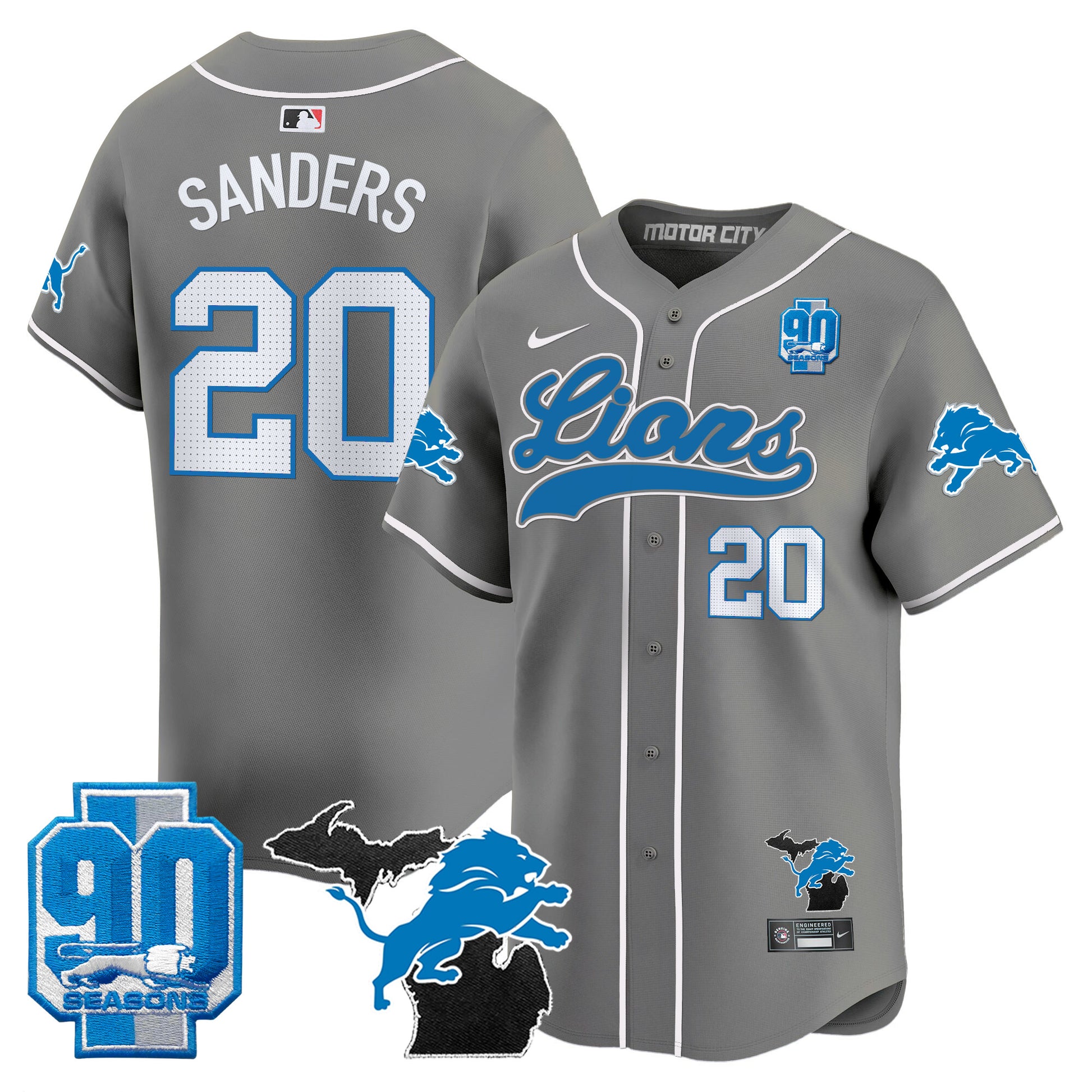 Gray - Barry Sanders
