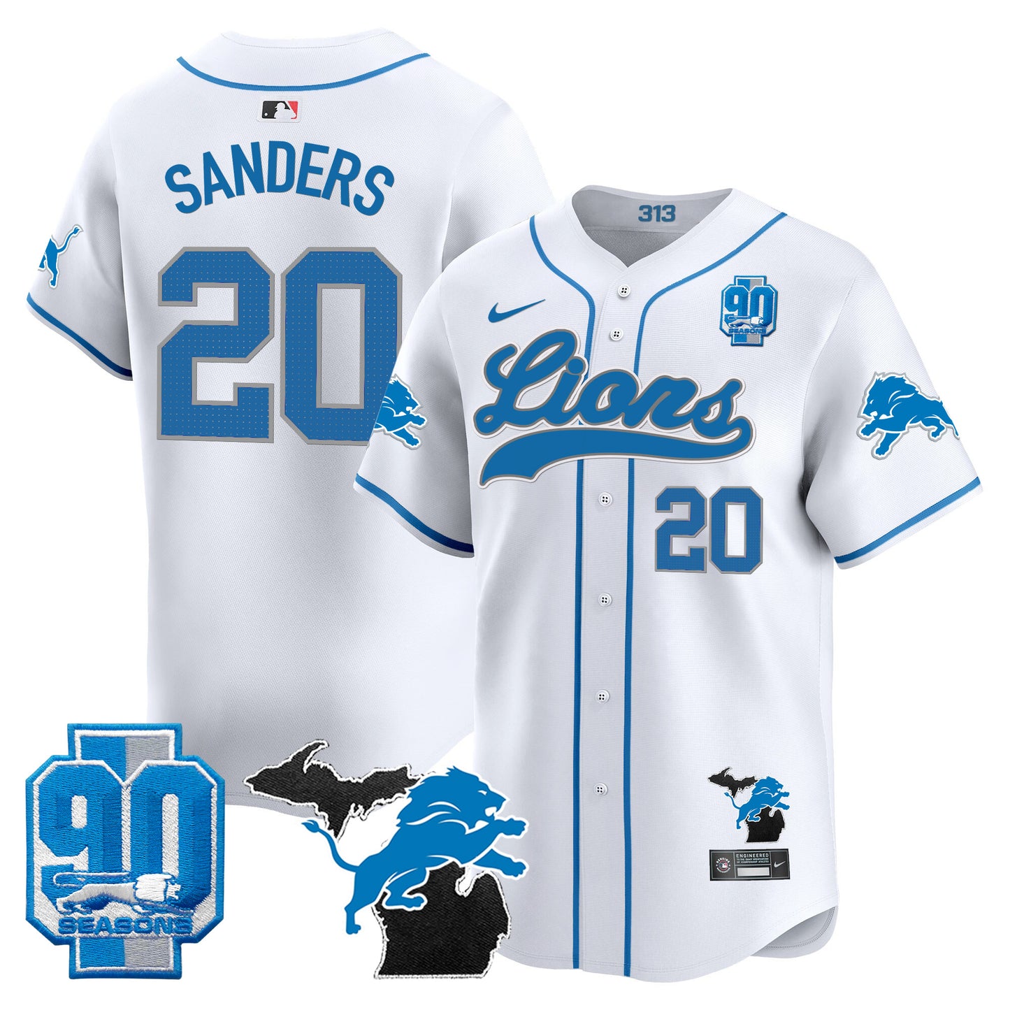 White - Barry Sanders