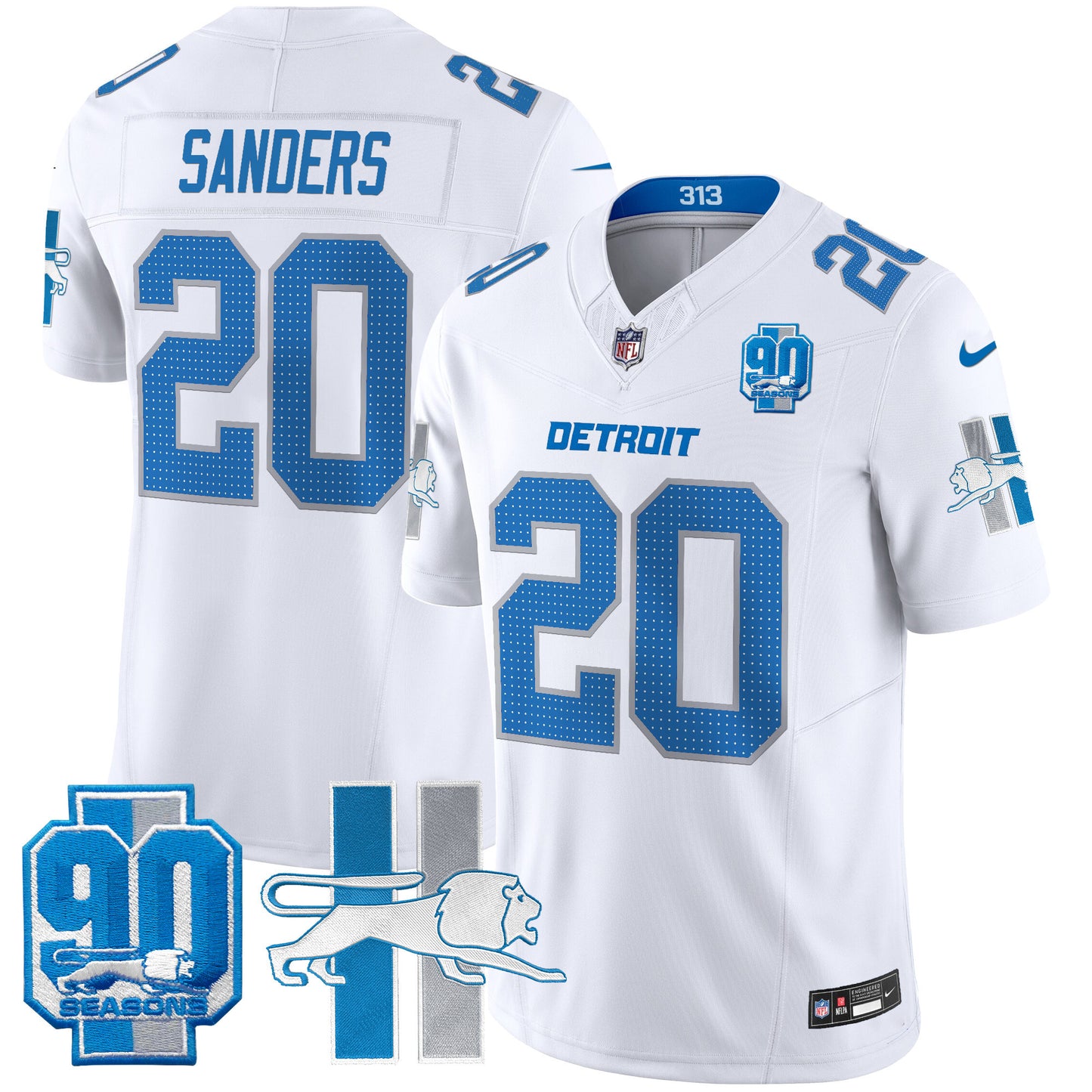 White - Barry Sanders