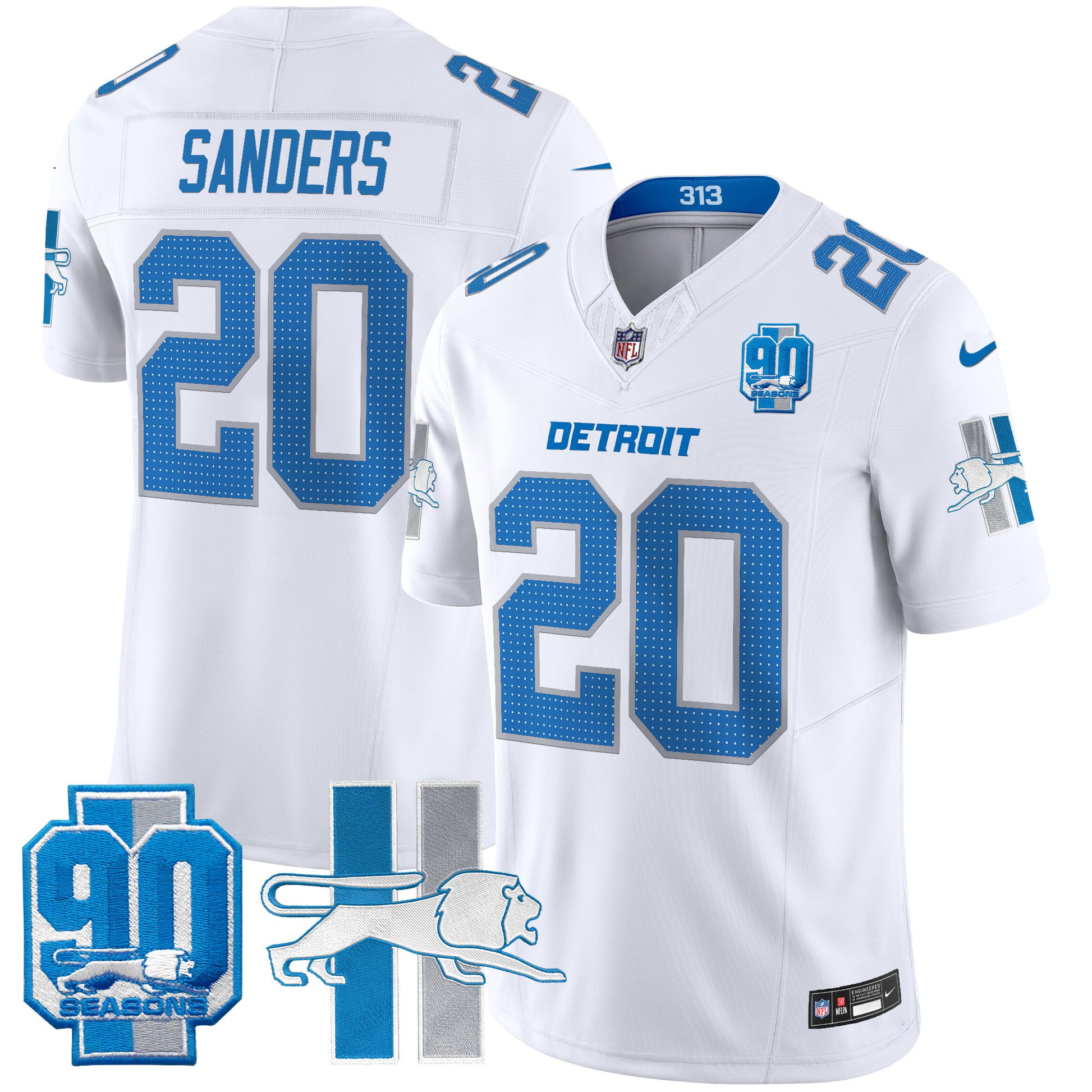 White - Barry Sanders