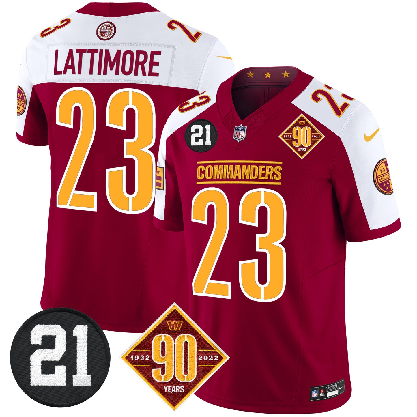 Burgundy Alternate - Marshon Lattimore