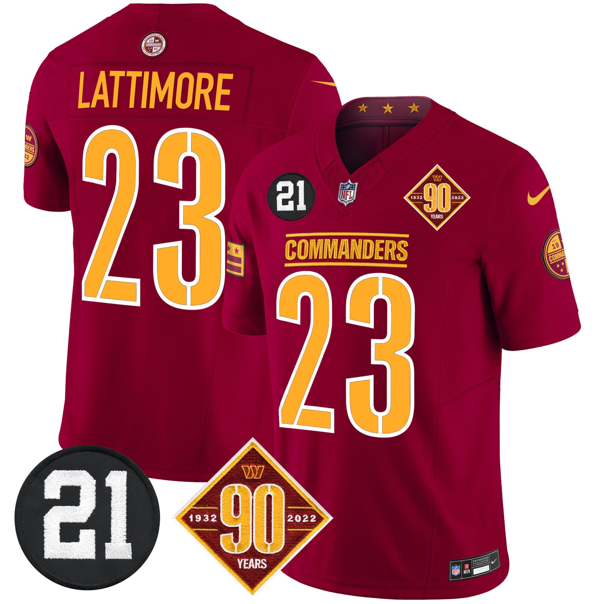 Burgundy - Marshon Lattimore