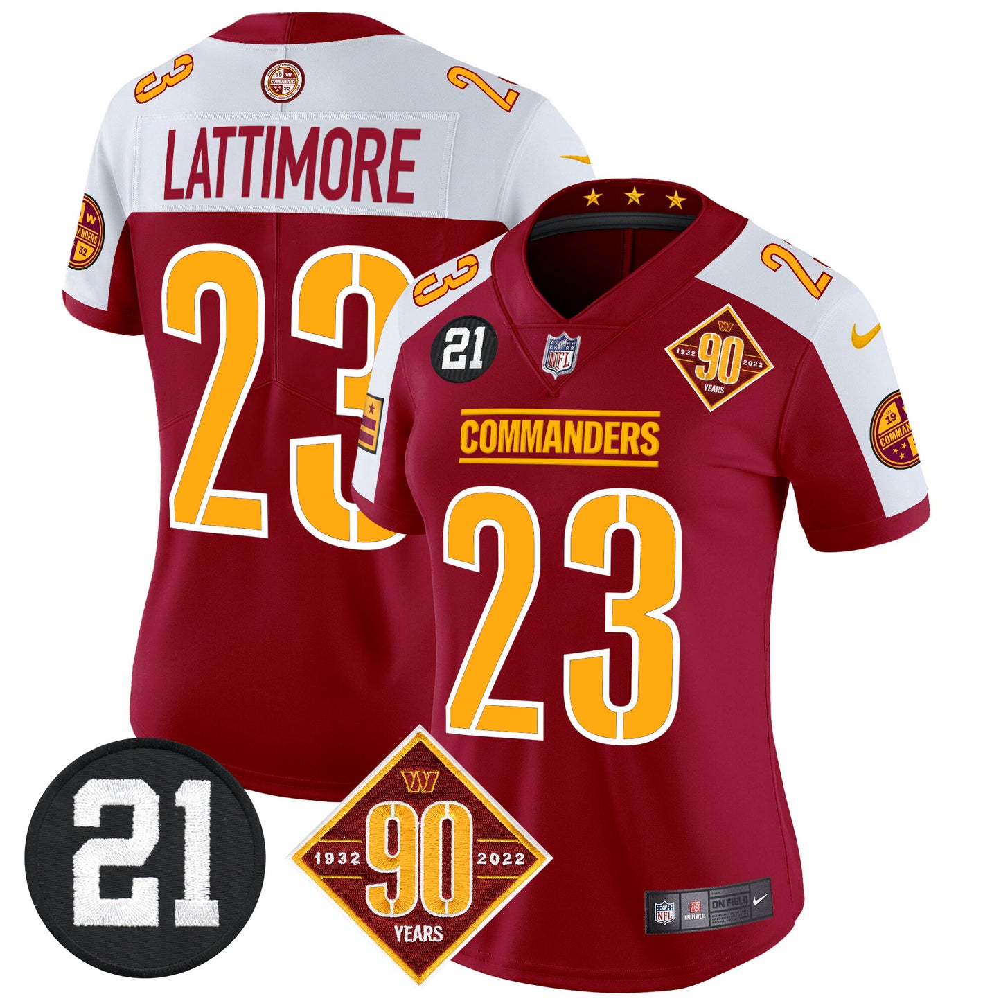 Burgundy Alternate - Marshon Lattimore