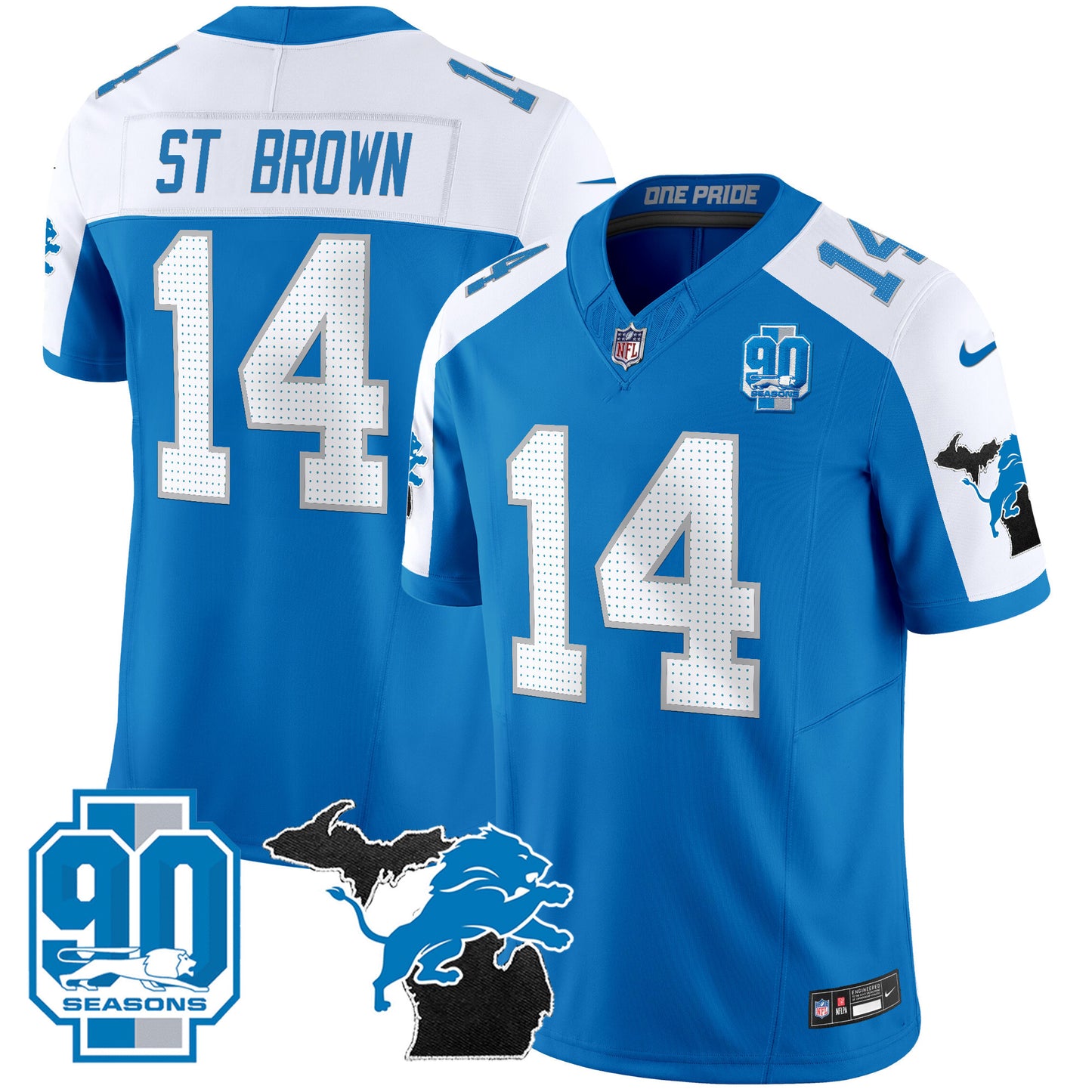 Blue Alternate - St. Brown