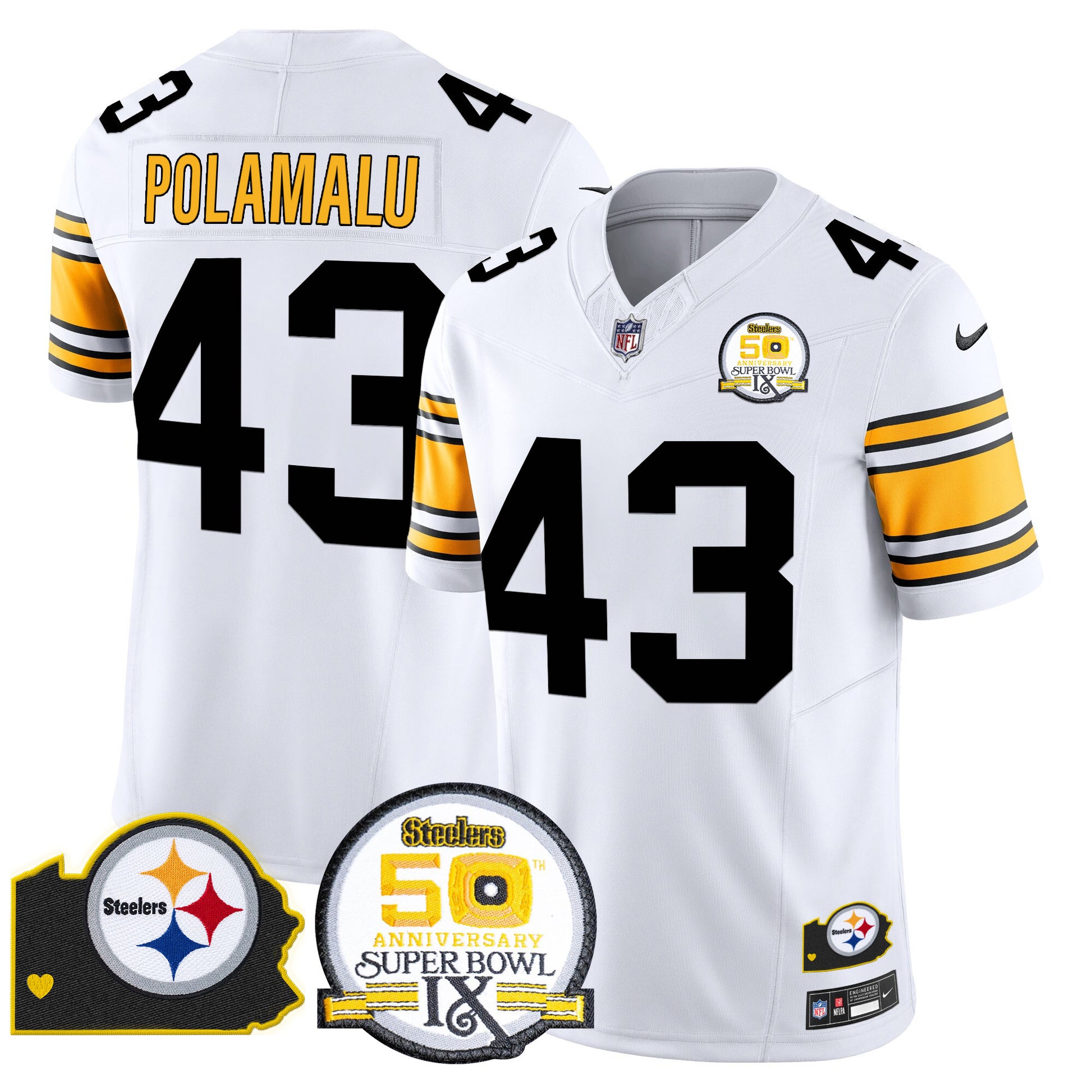 1975 White - Troy Polamalu