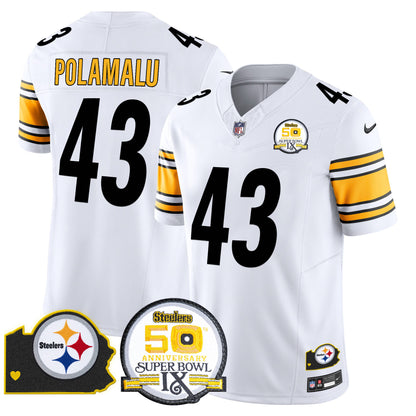 White - Troy Polamalu