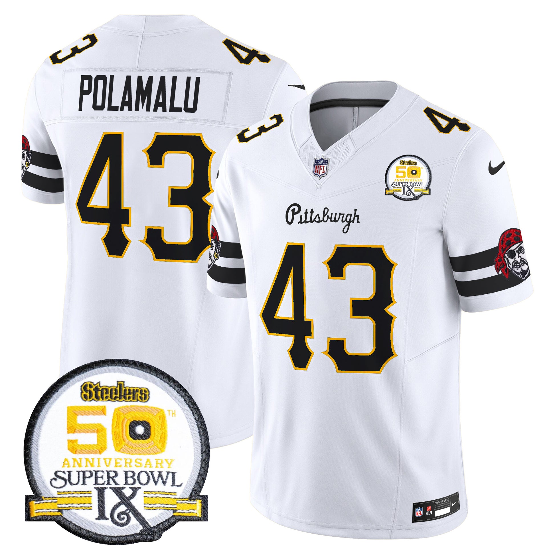 White - Troy Polamalu