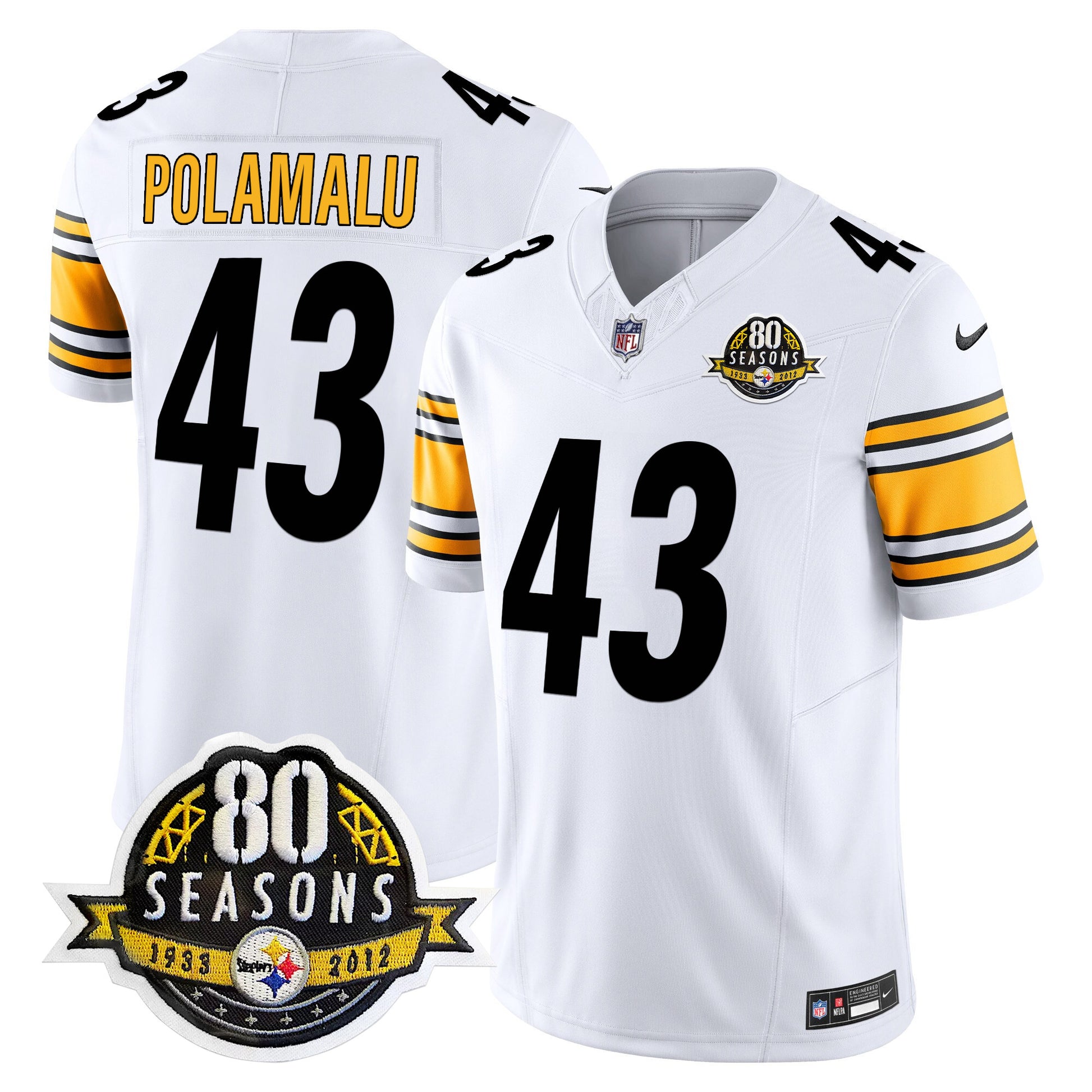White - Troy Polamalu