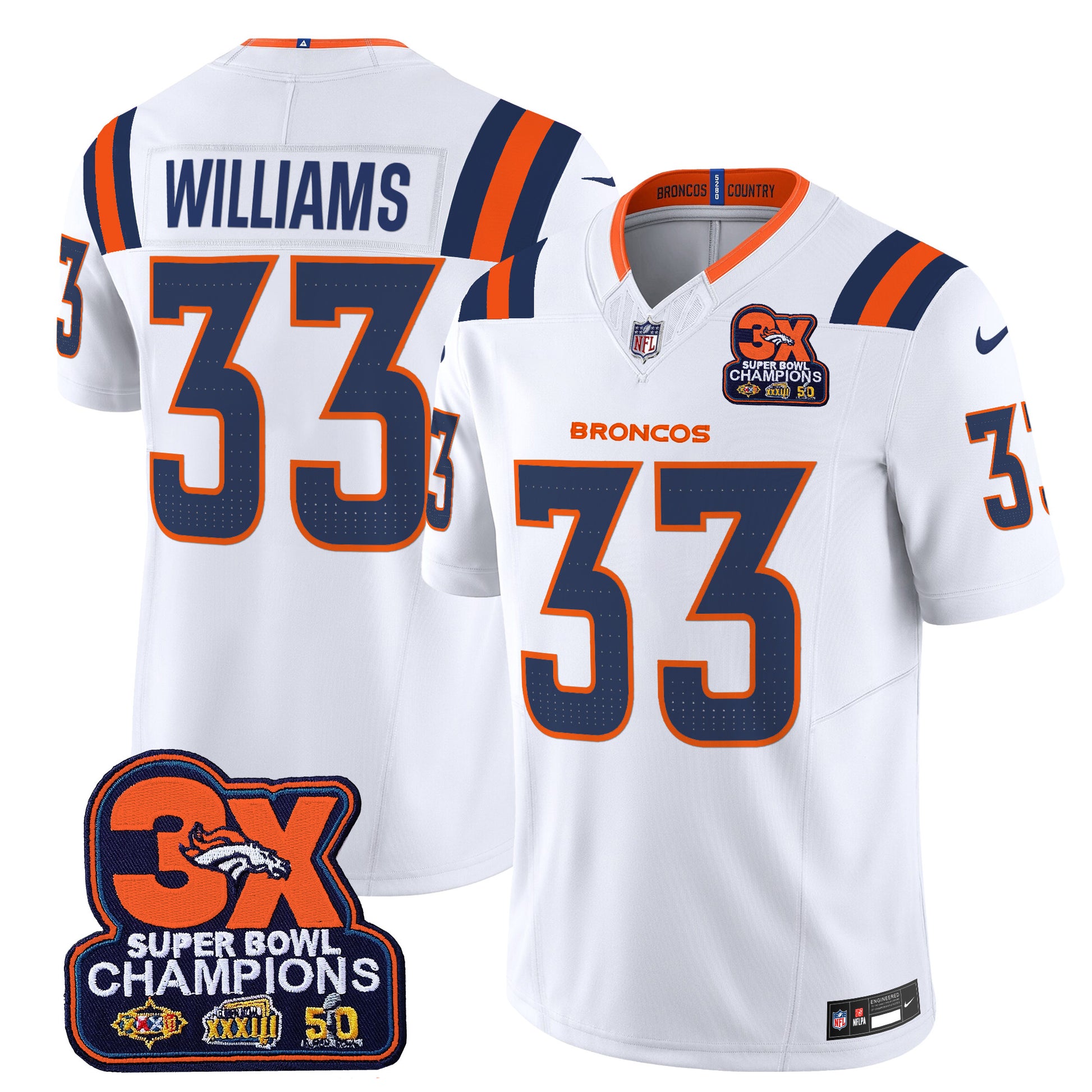 White - Javonte Williams