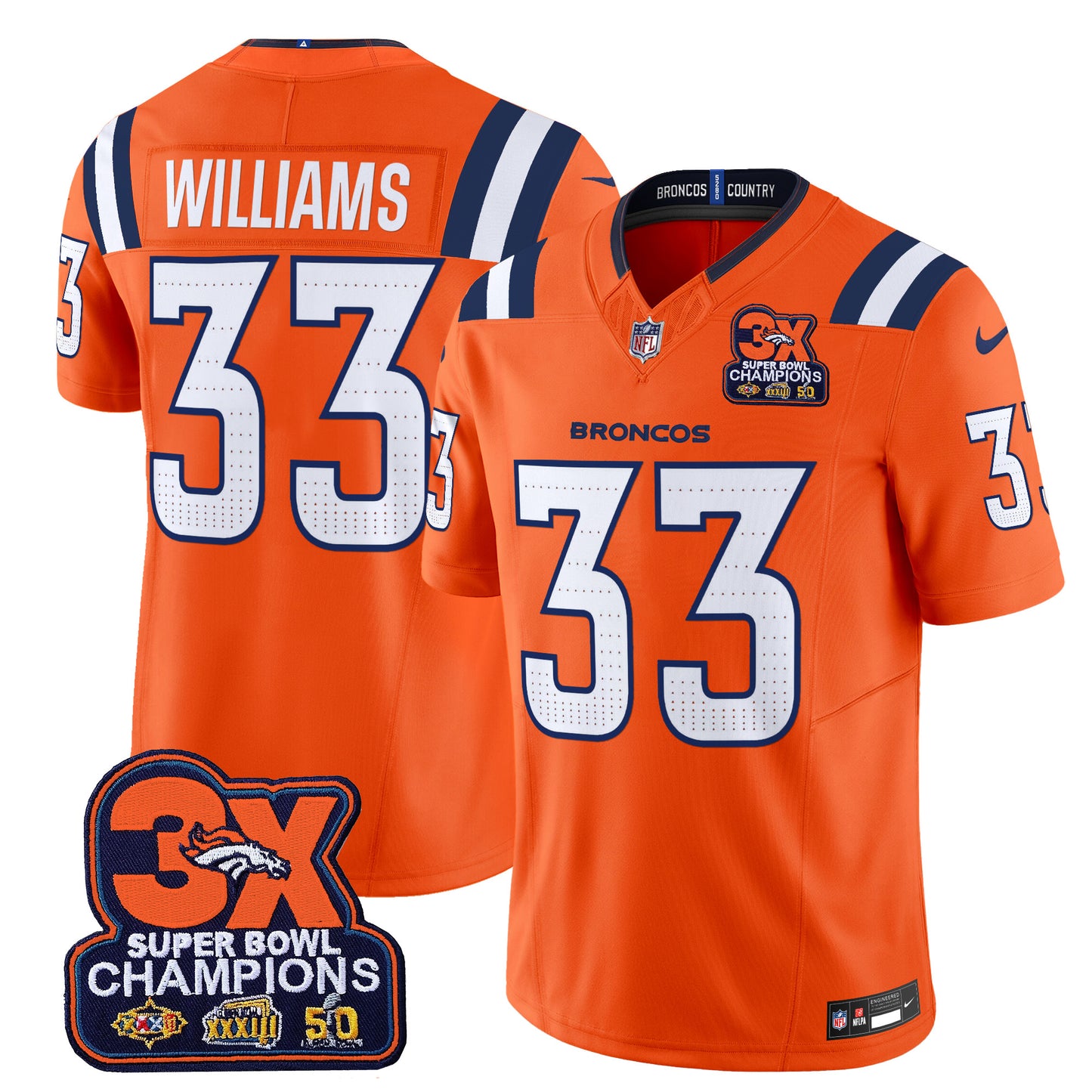 Orange - Javonte Williams
