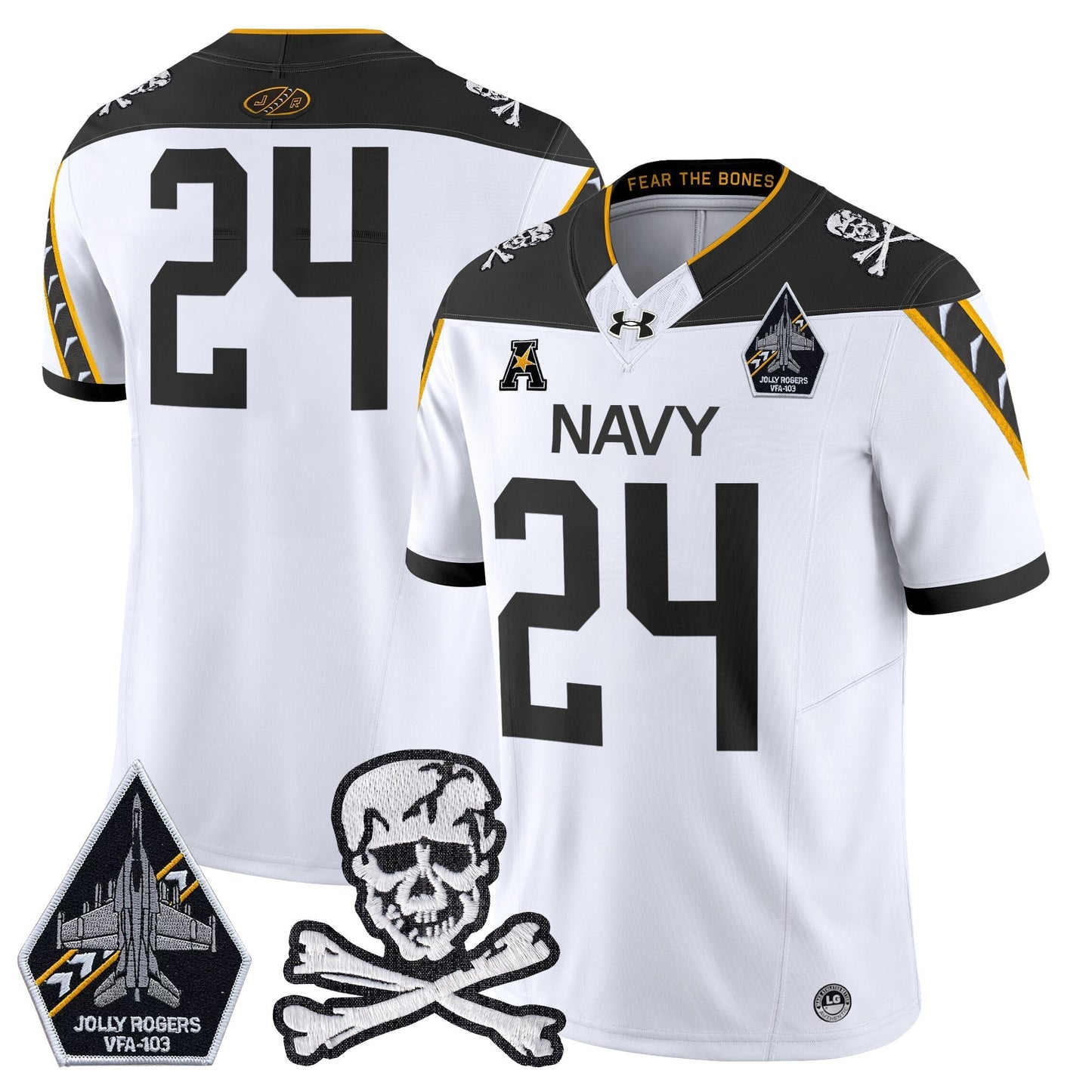White - #24 Midshipmen
