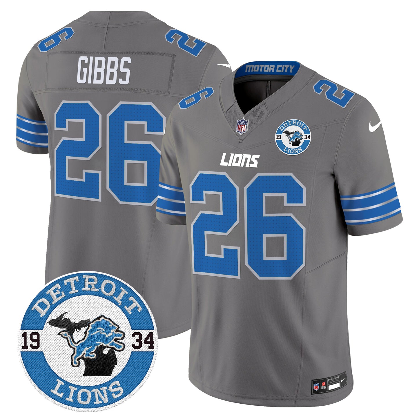 Gray - Jahmyr Gibbs