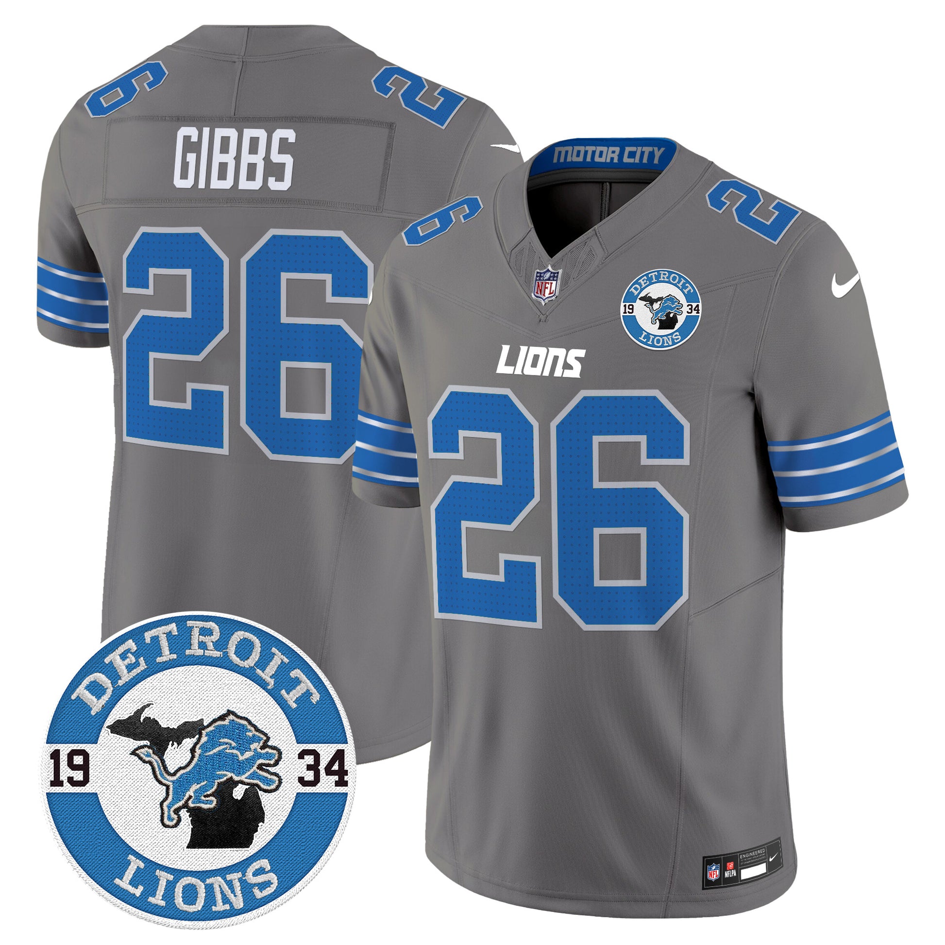 Gray - Jahmyr Gibbs