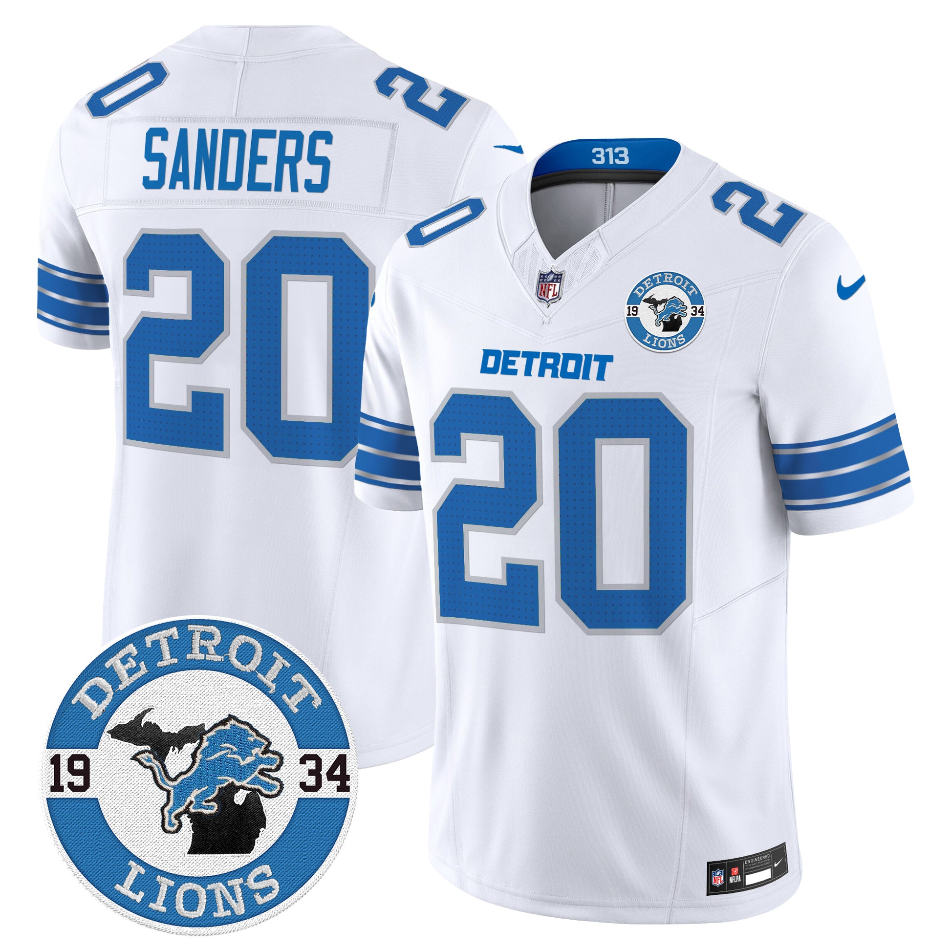 White - Barry Sanders