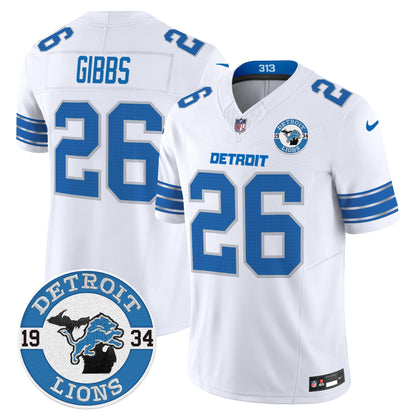 White - Jahmyr Gibbs