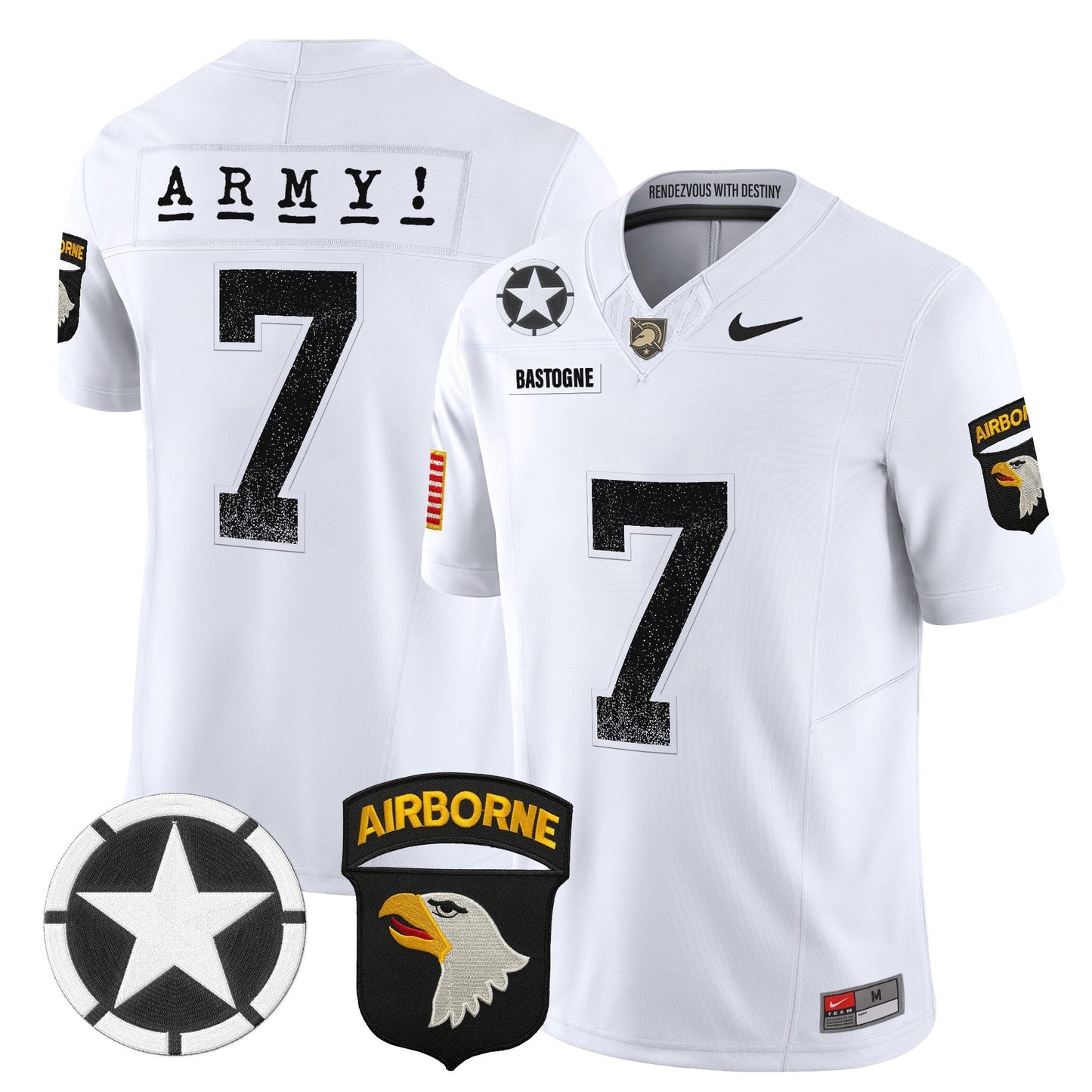 White - #7 Bastogne