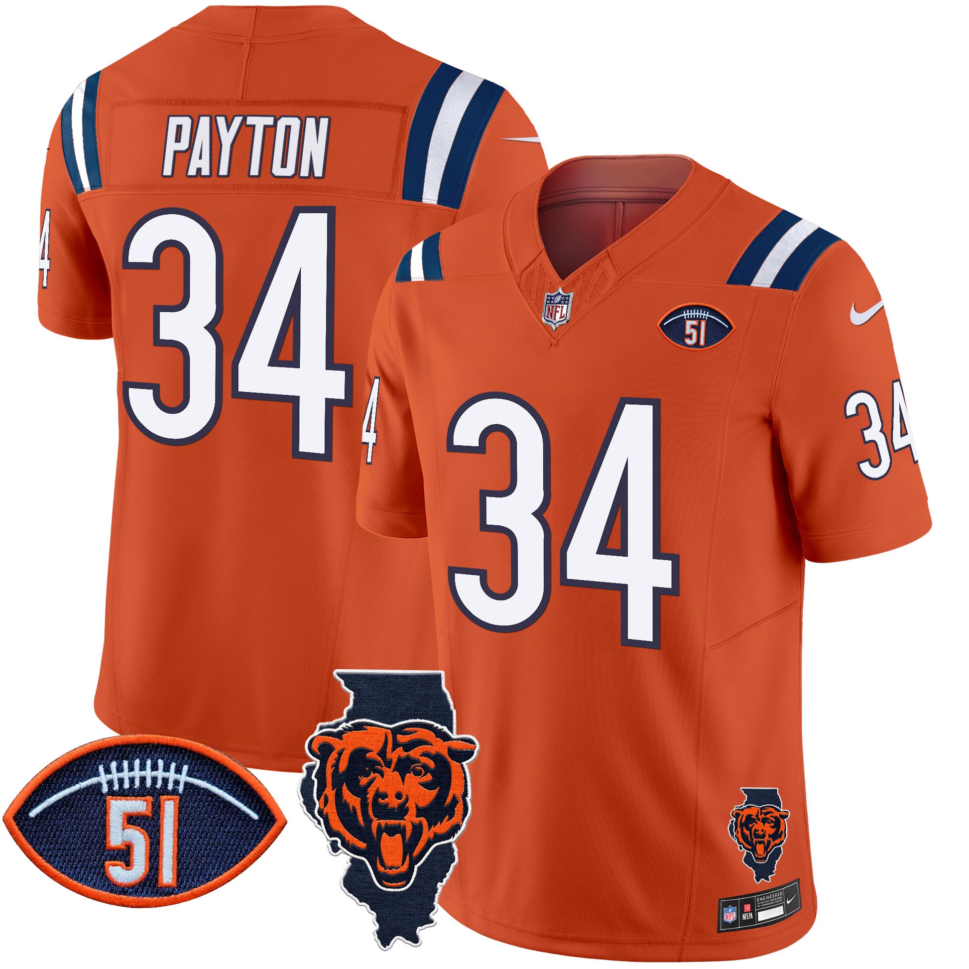 Orange - Walter Payton