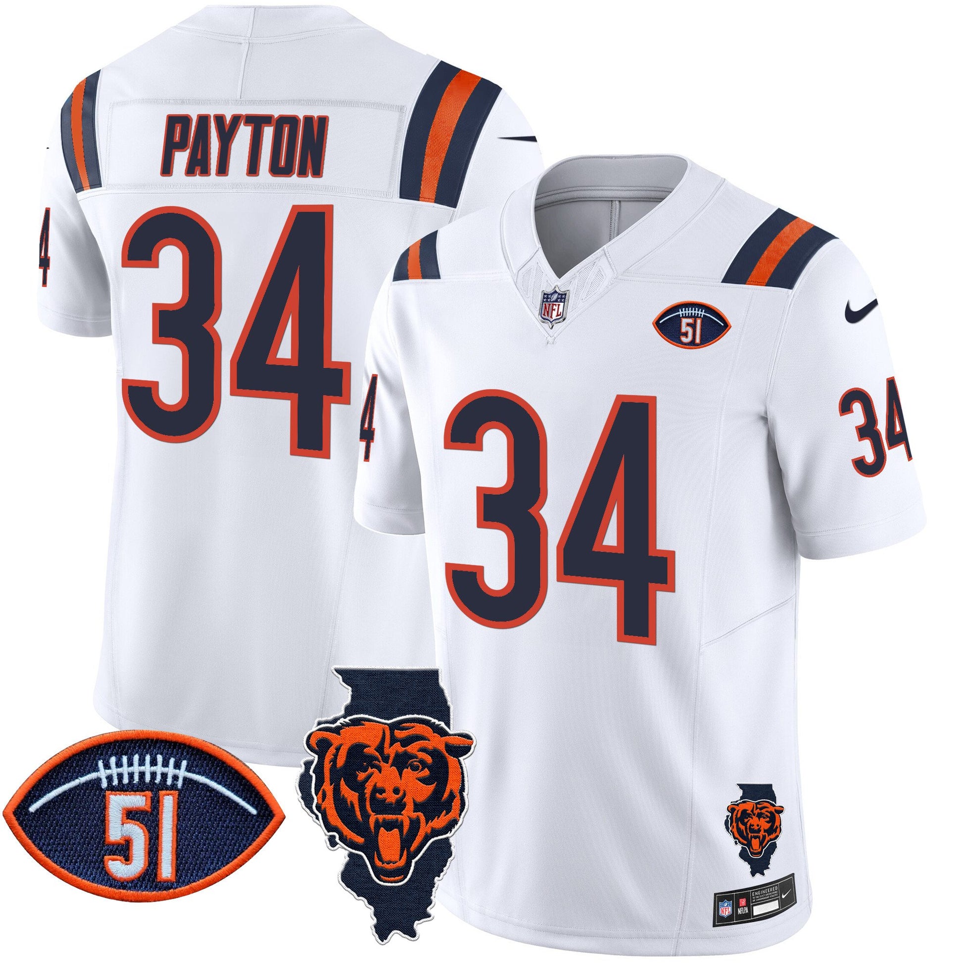 White - Walter Payton