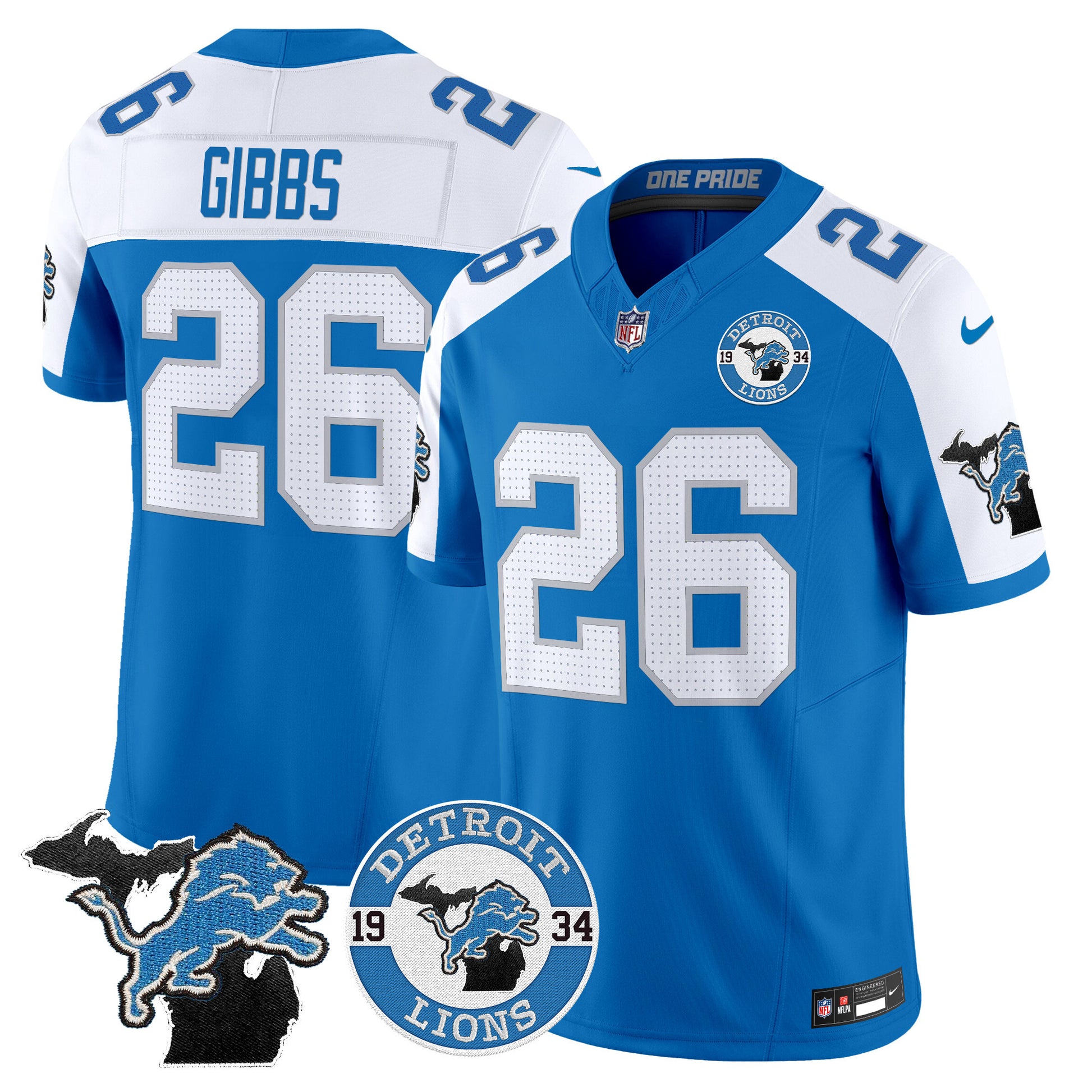 Blue Alternate - Jahmyr Gibbs