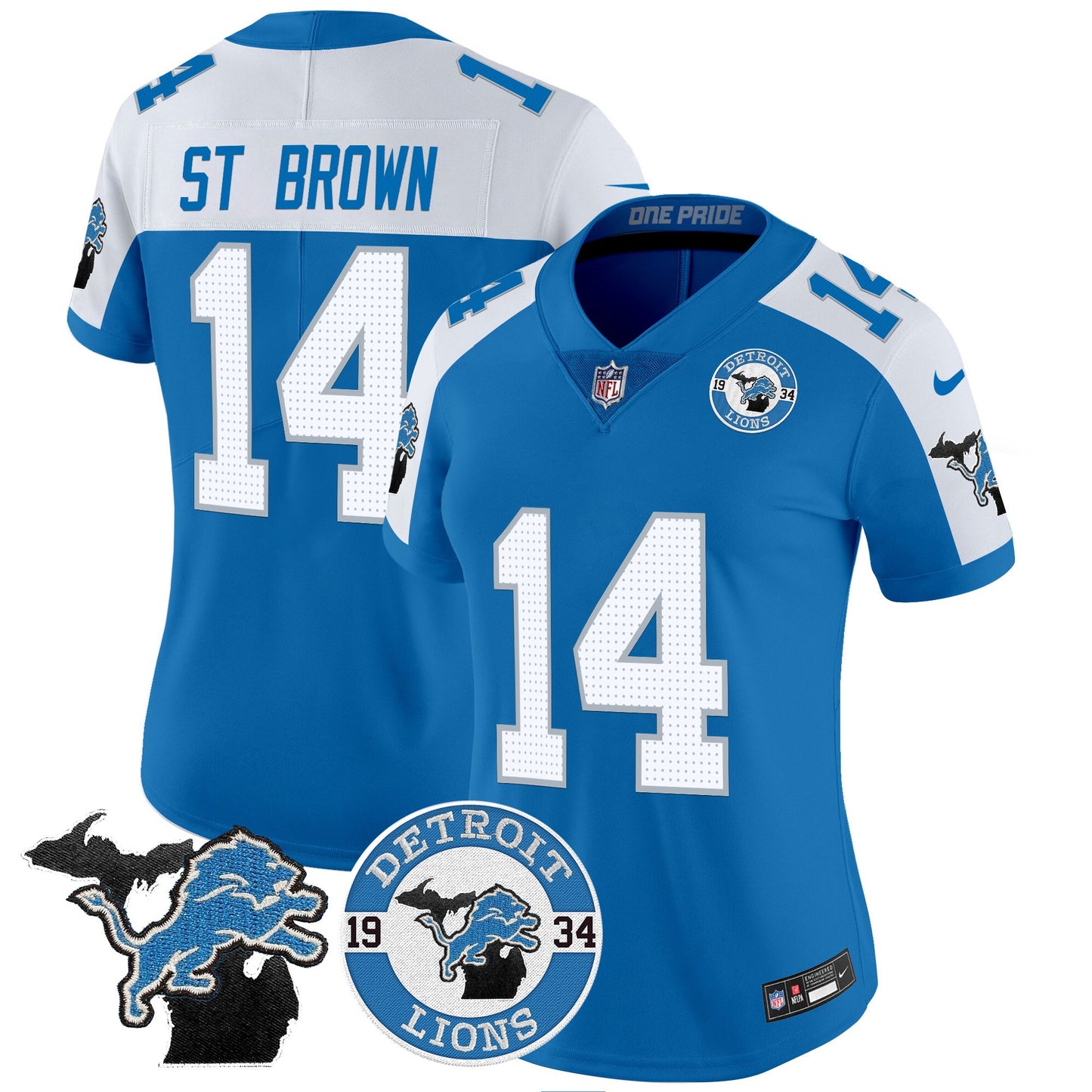Blue Alternate - St. Brown