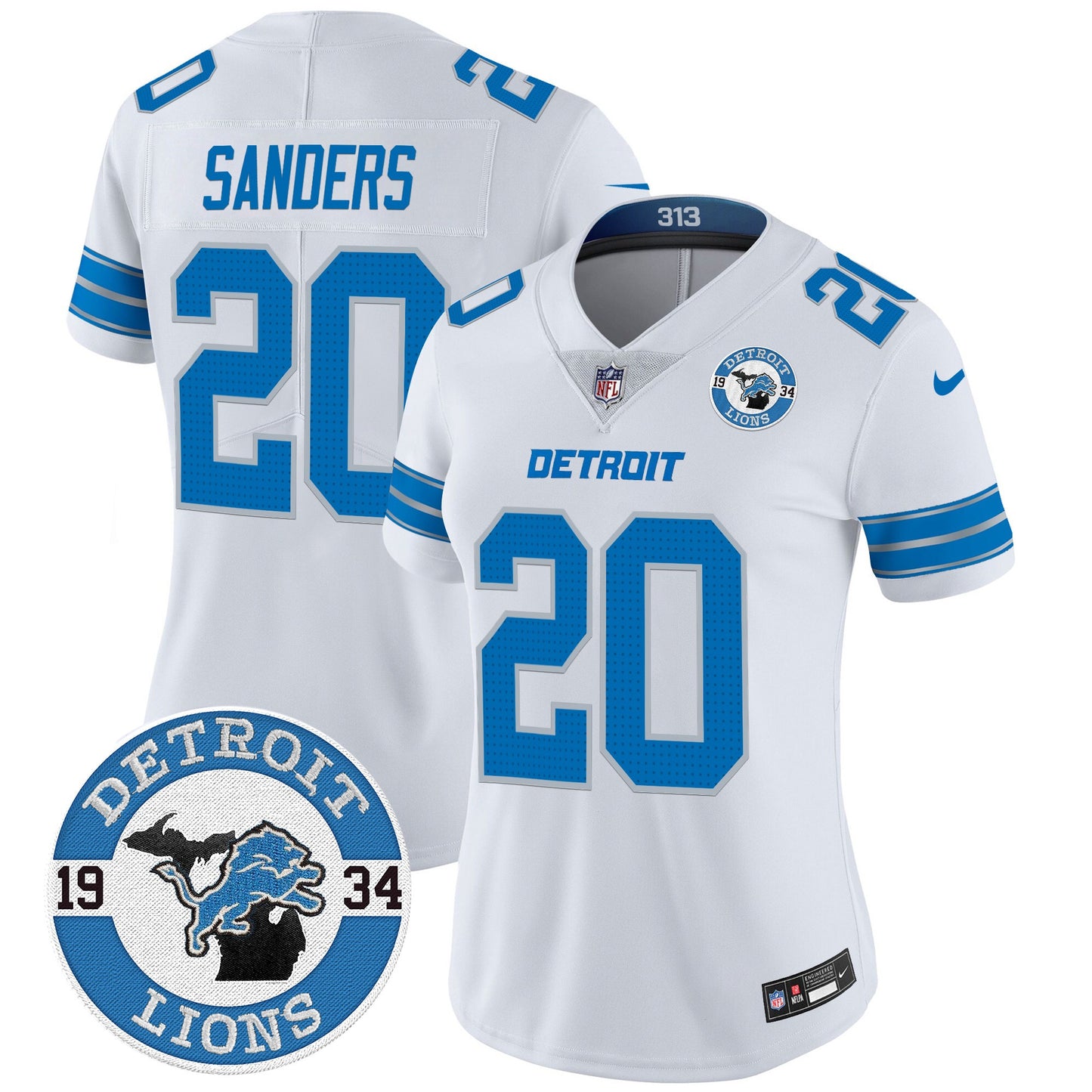 White - Barry Sanders