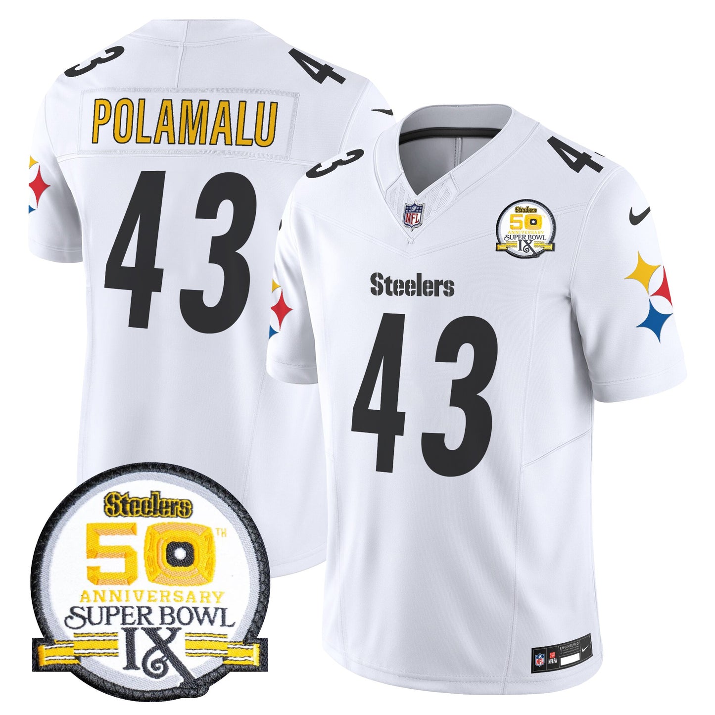White - Troy Polamalu