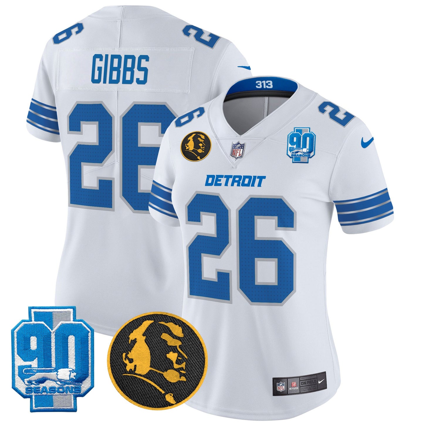 White - Jahmyr Gibbs