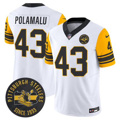 White - Troy Polamalu