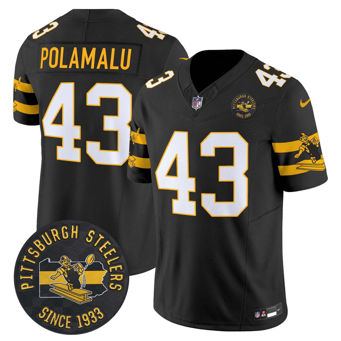 Black - Troy Polamalu