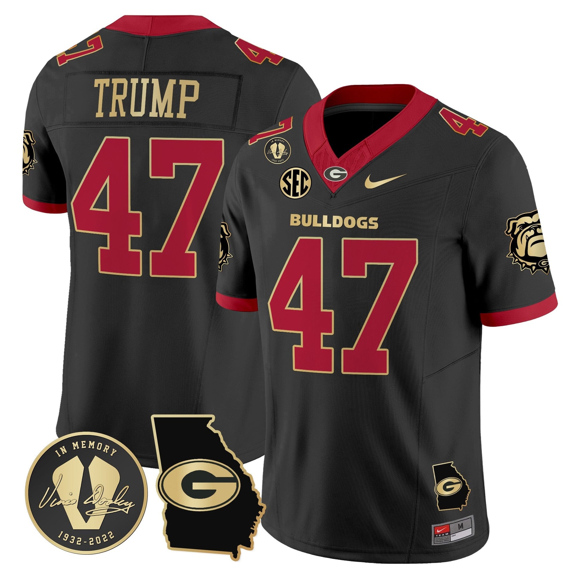 Black Gold Trim - Donald Trump