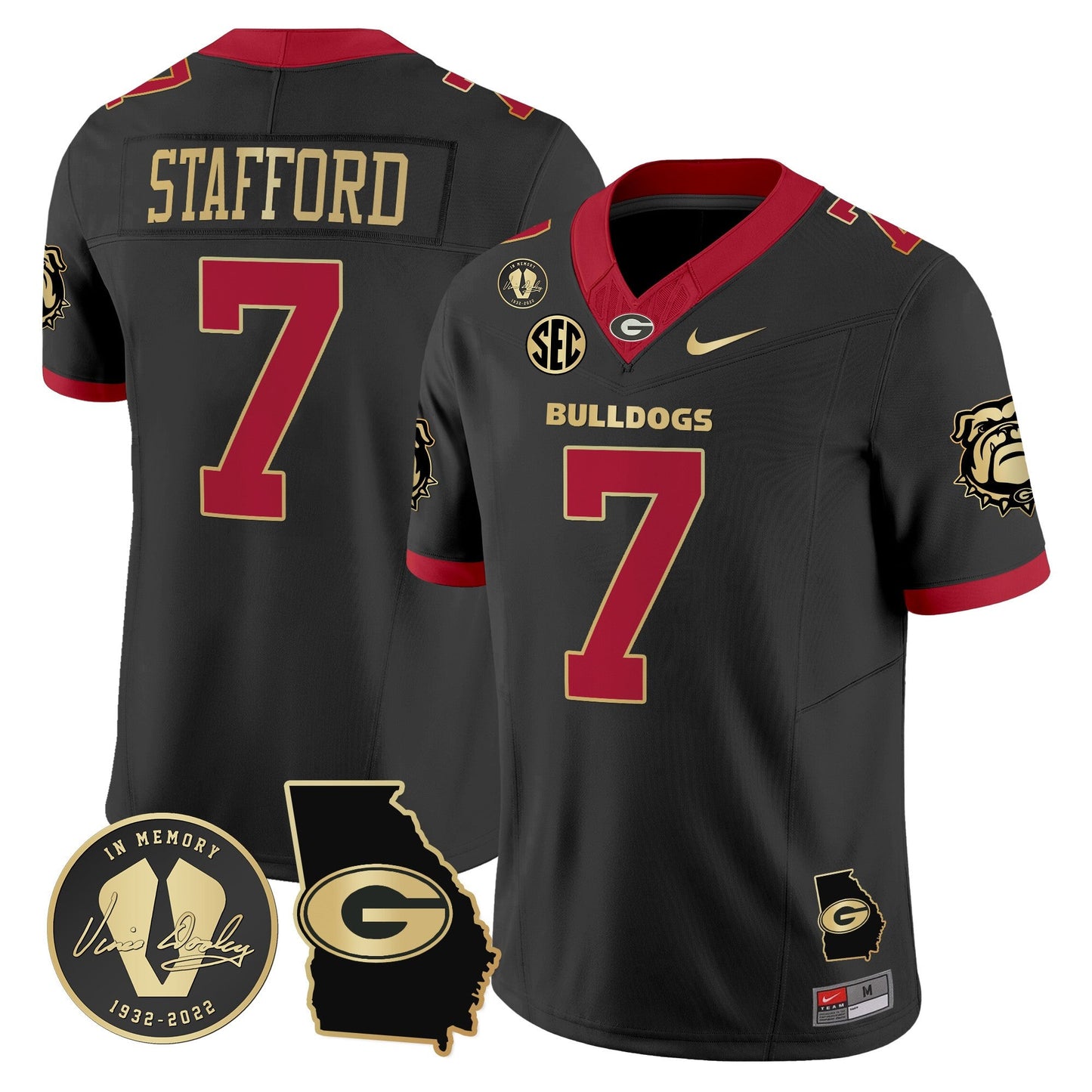 Black Gold Trim - Matthew Stafford