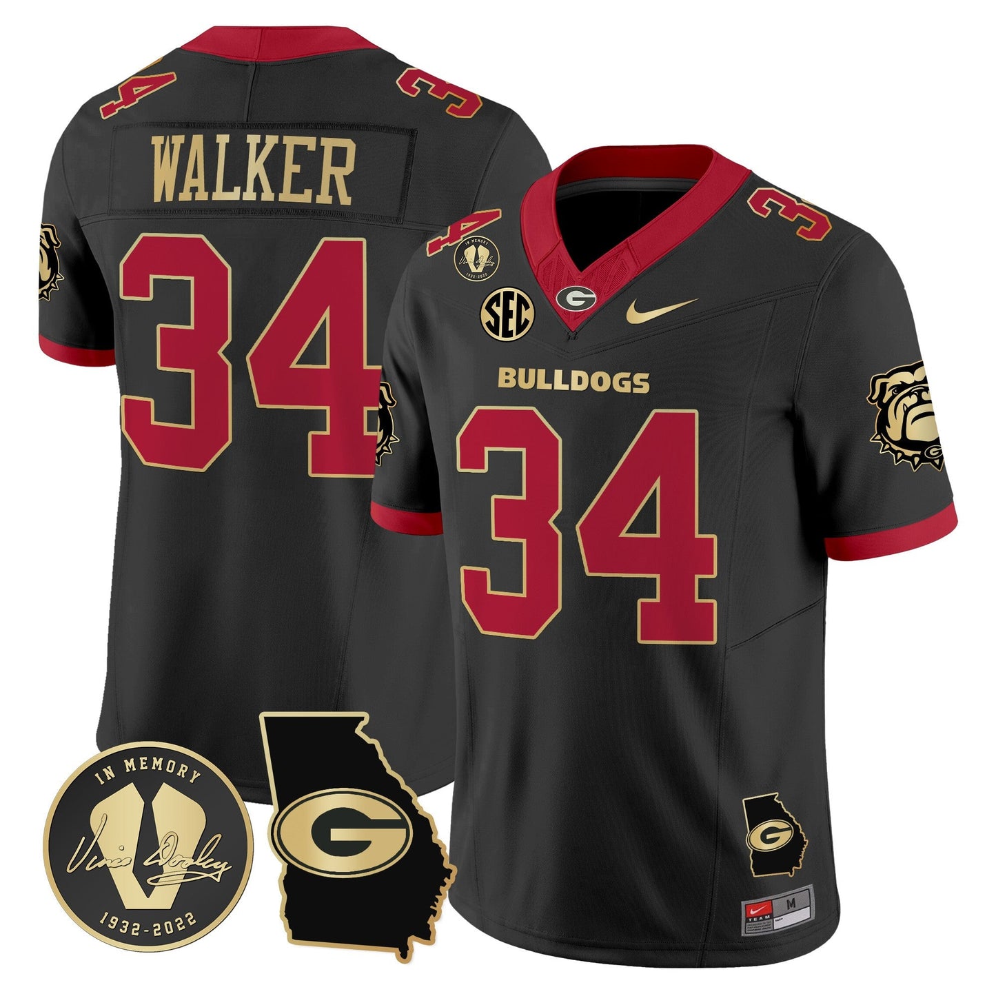 Black Gold Trim - Herschel Walker