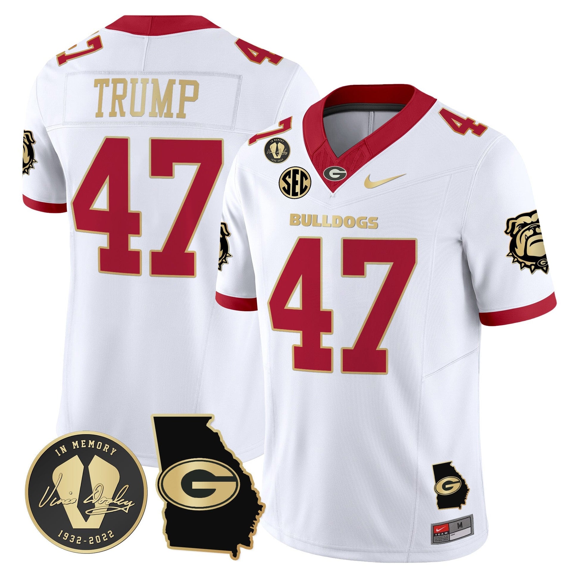 White Gold Trim - Donald Trump