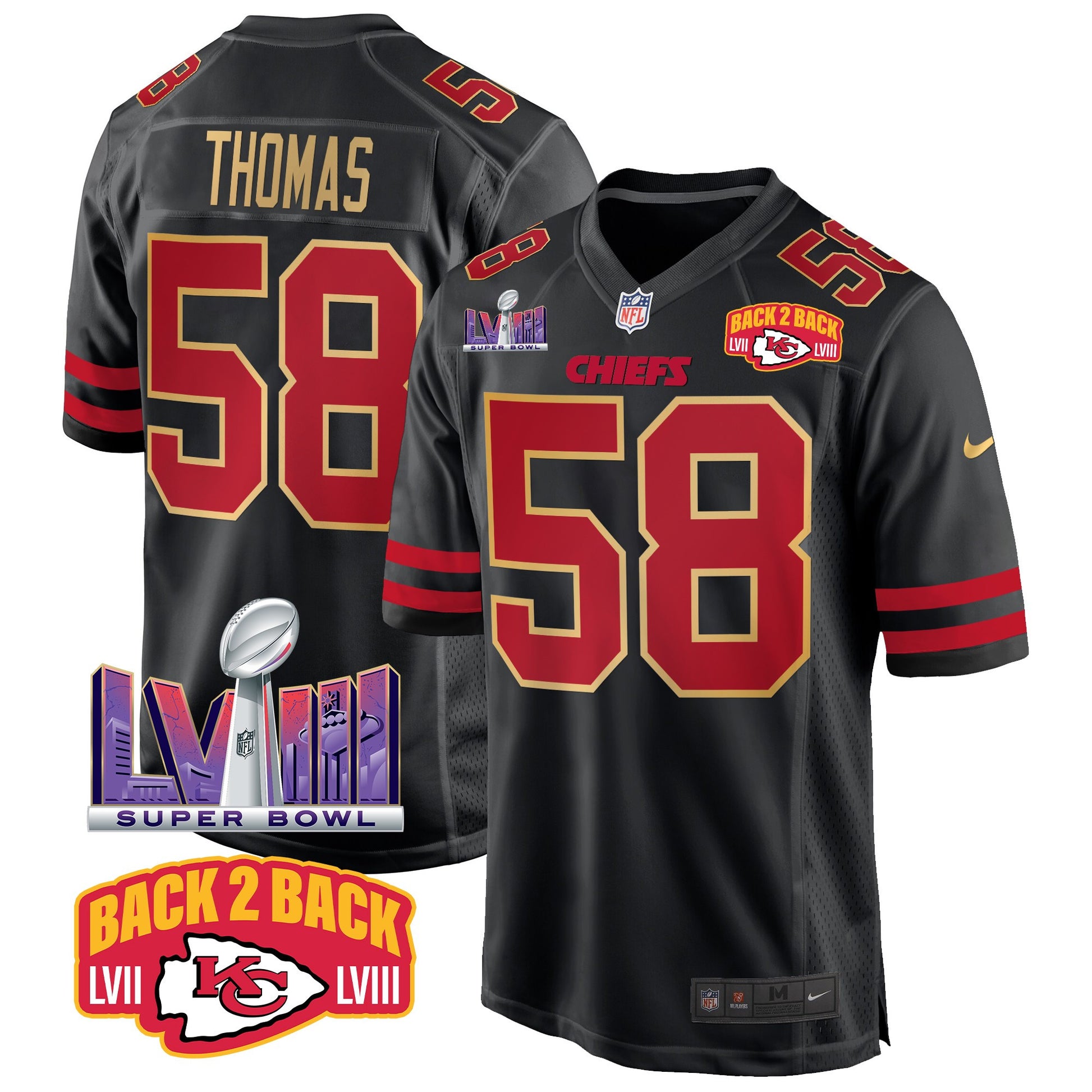 Gold Trim - Derrick Thomas