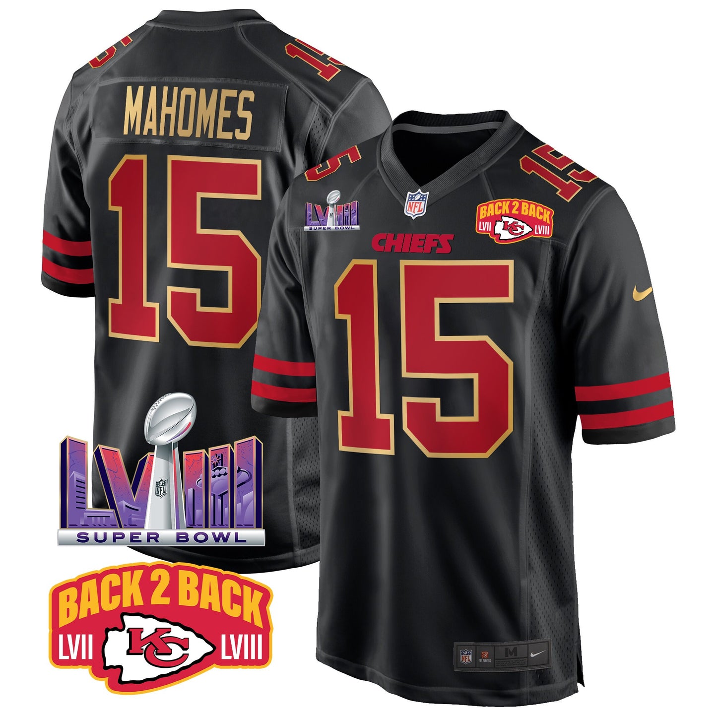 Gold Trim - Patrick Mahomes