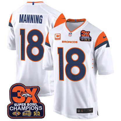 White - Peyton Manning