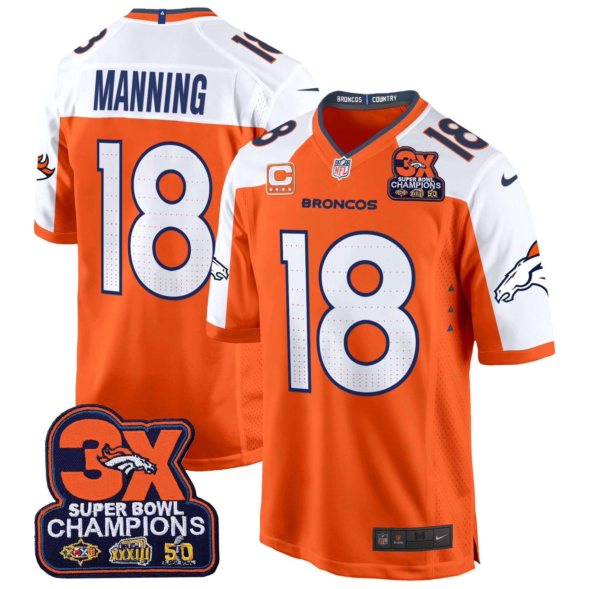 Orange Alternate - Peyton Manning