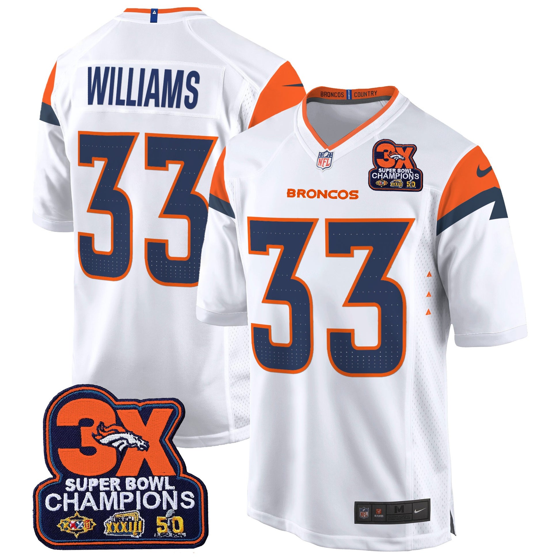 White - Javonte Williams
