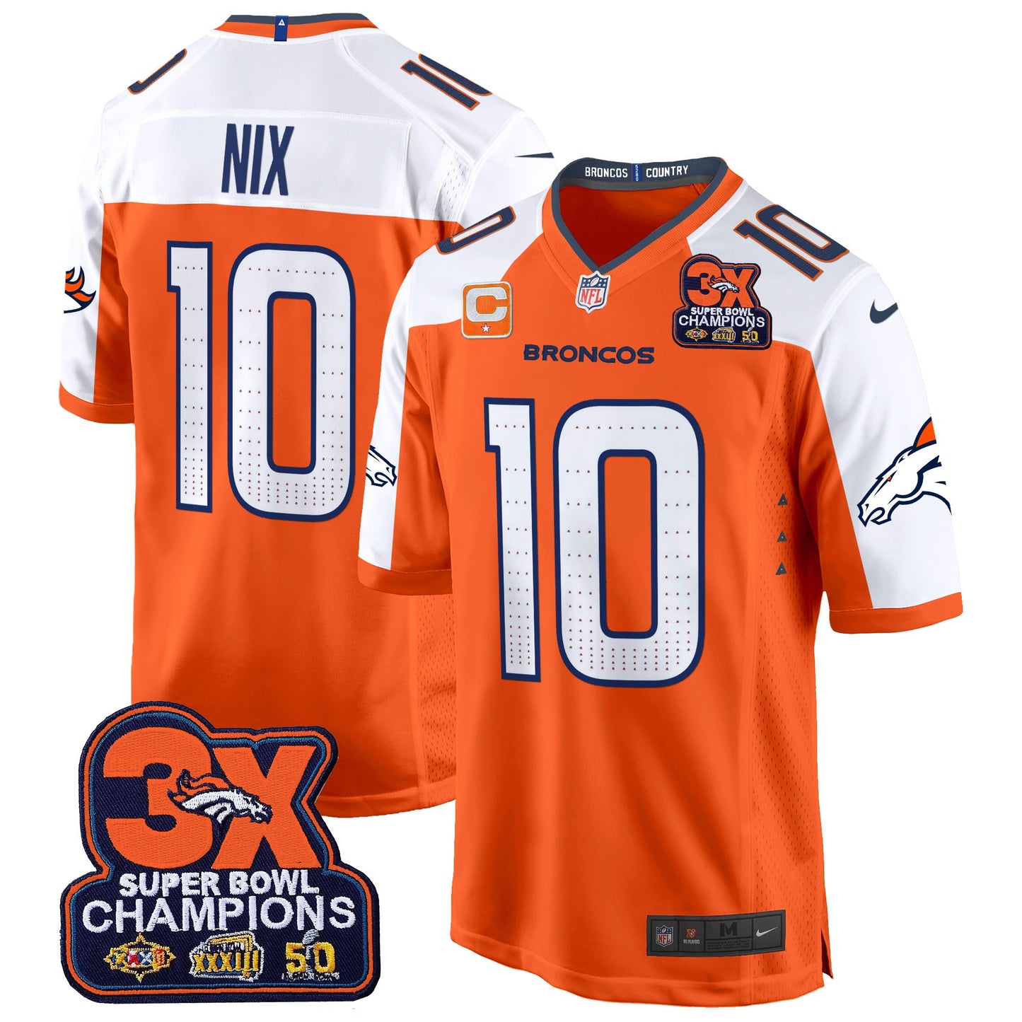 Orange Alternate - Bo Nix