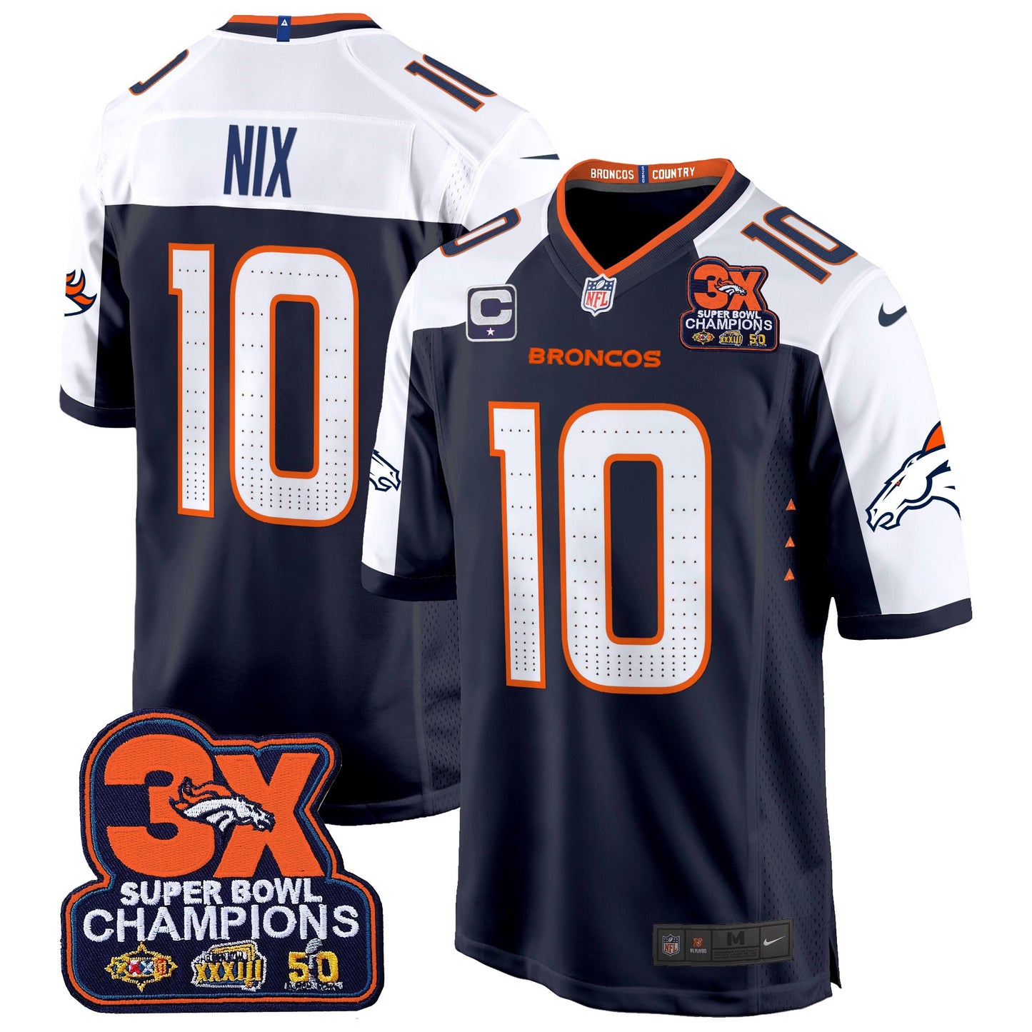 Navy Alternate - Bo Nix
