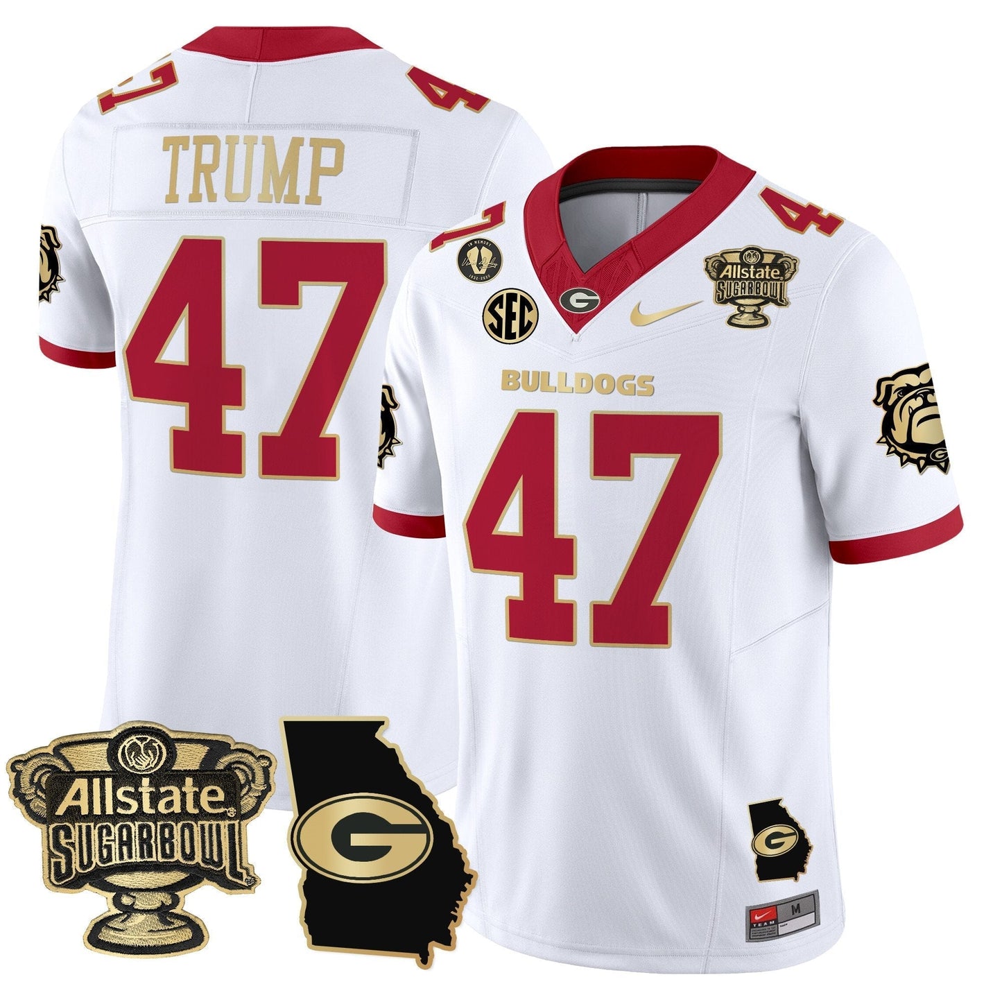White Gold Trim - Donald Trump