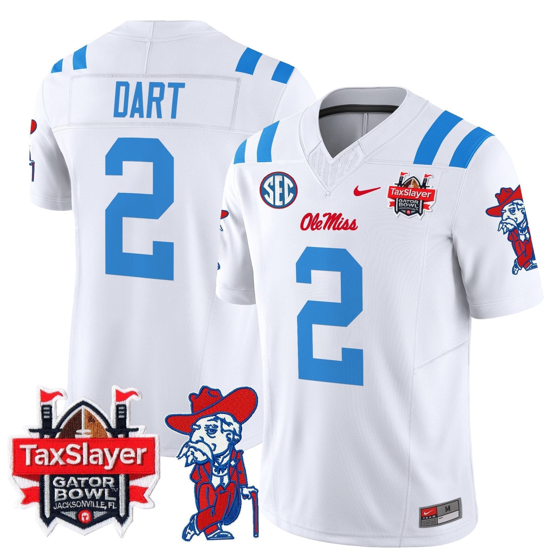 2024 White - Jaxson Dart