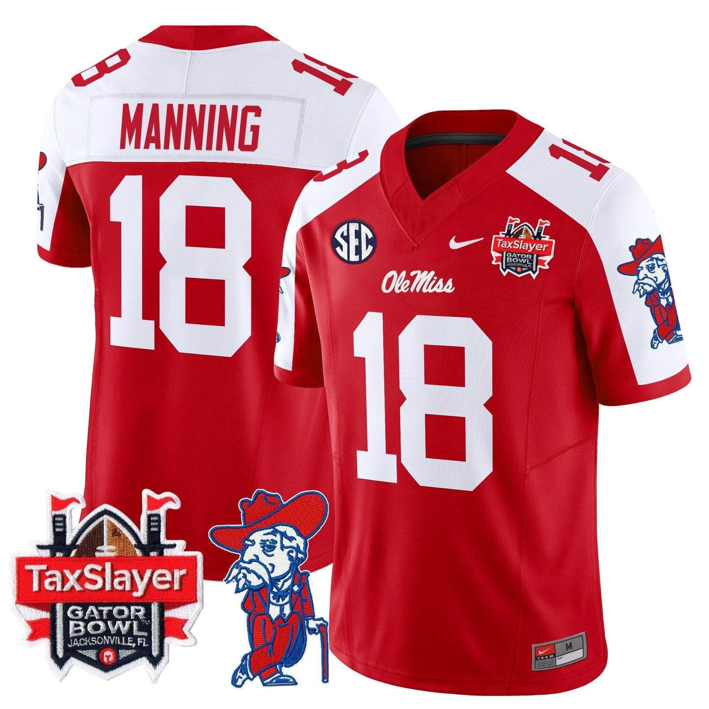 Red Alternate - Archie Manning