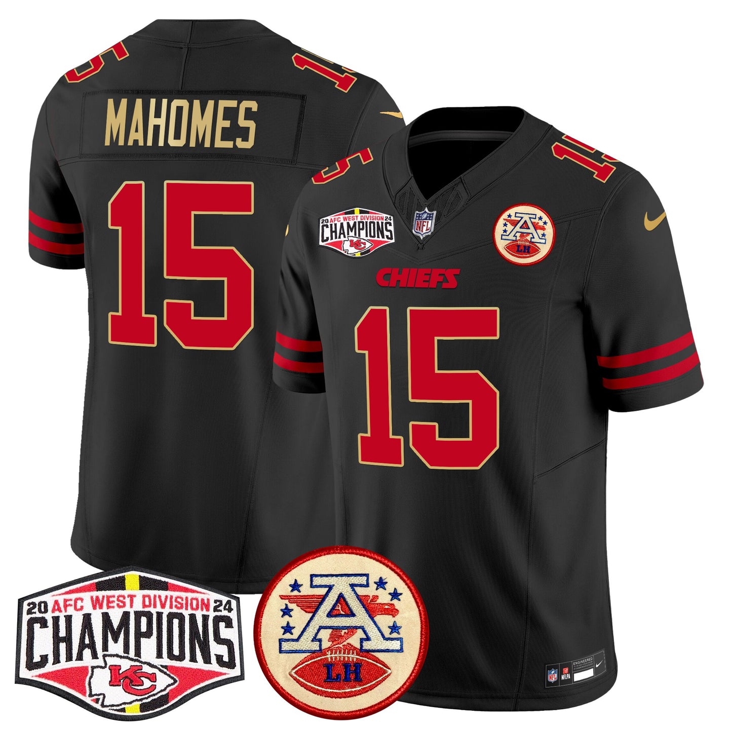 Gold Trim - Patrick Mahomes