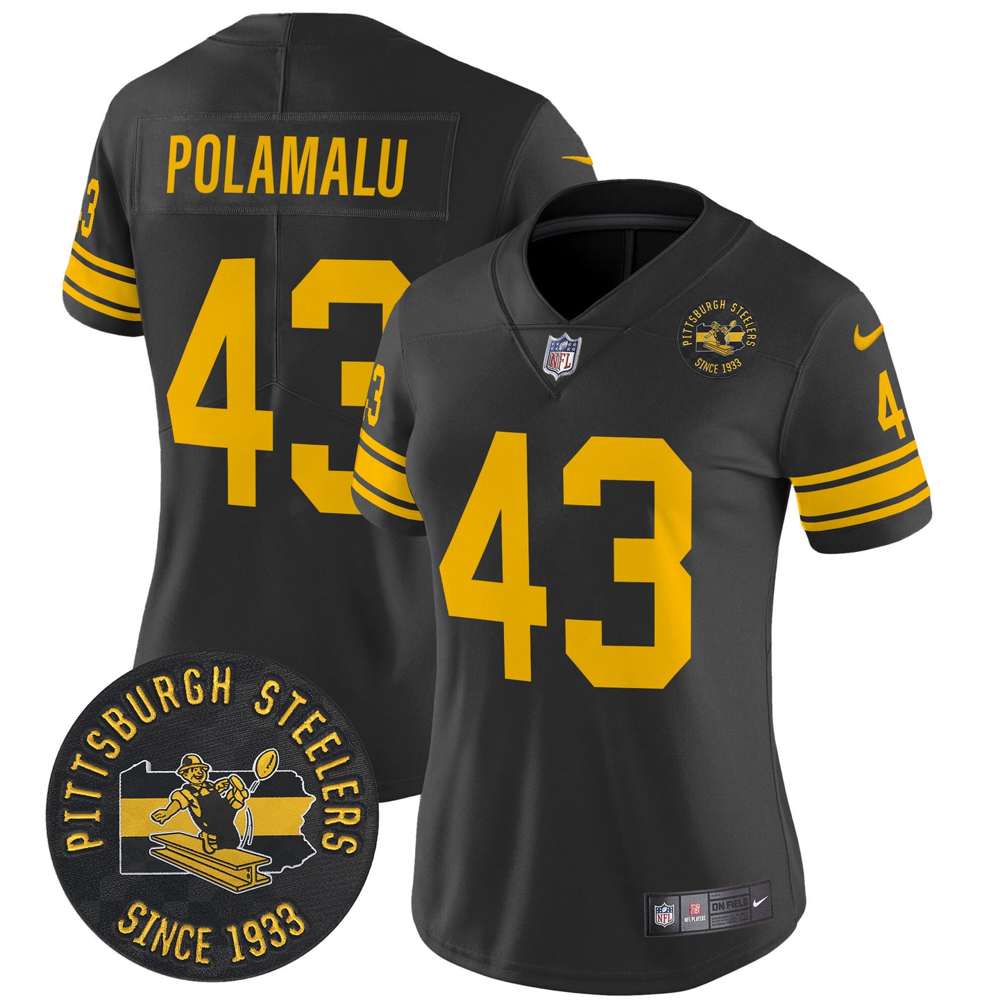 Black - Troy Polamalu