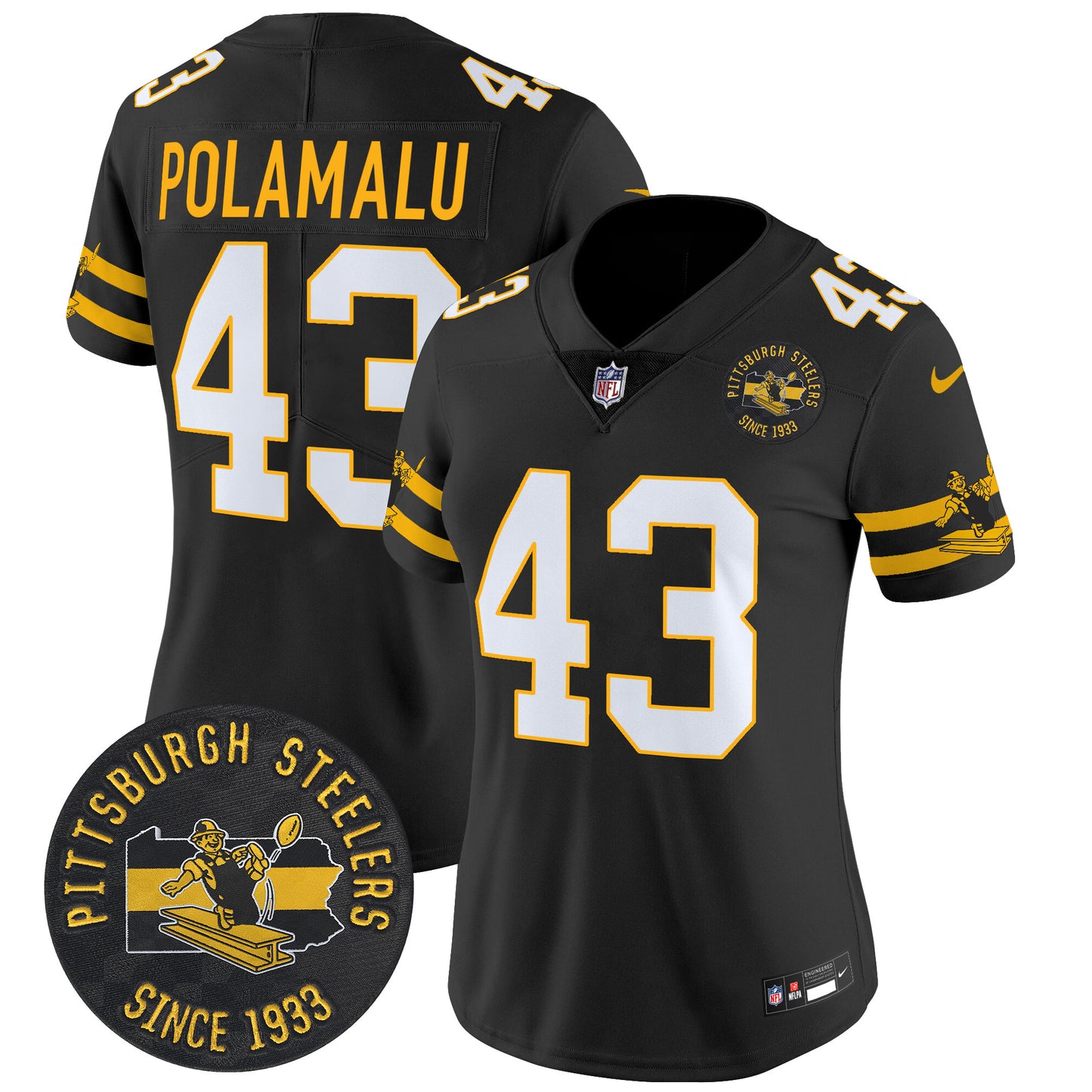 Black - Troy Polamalu